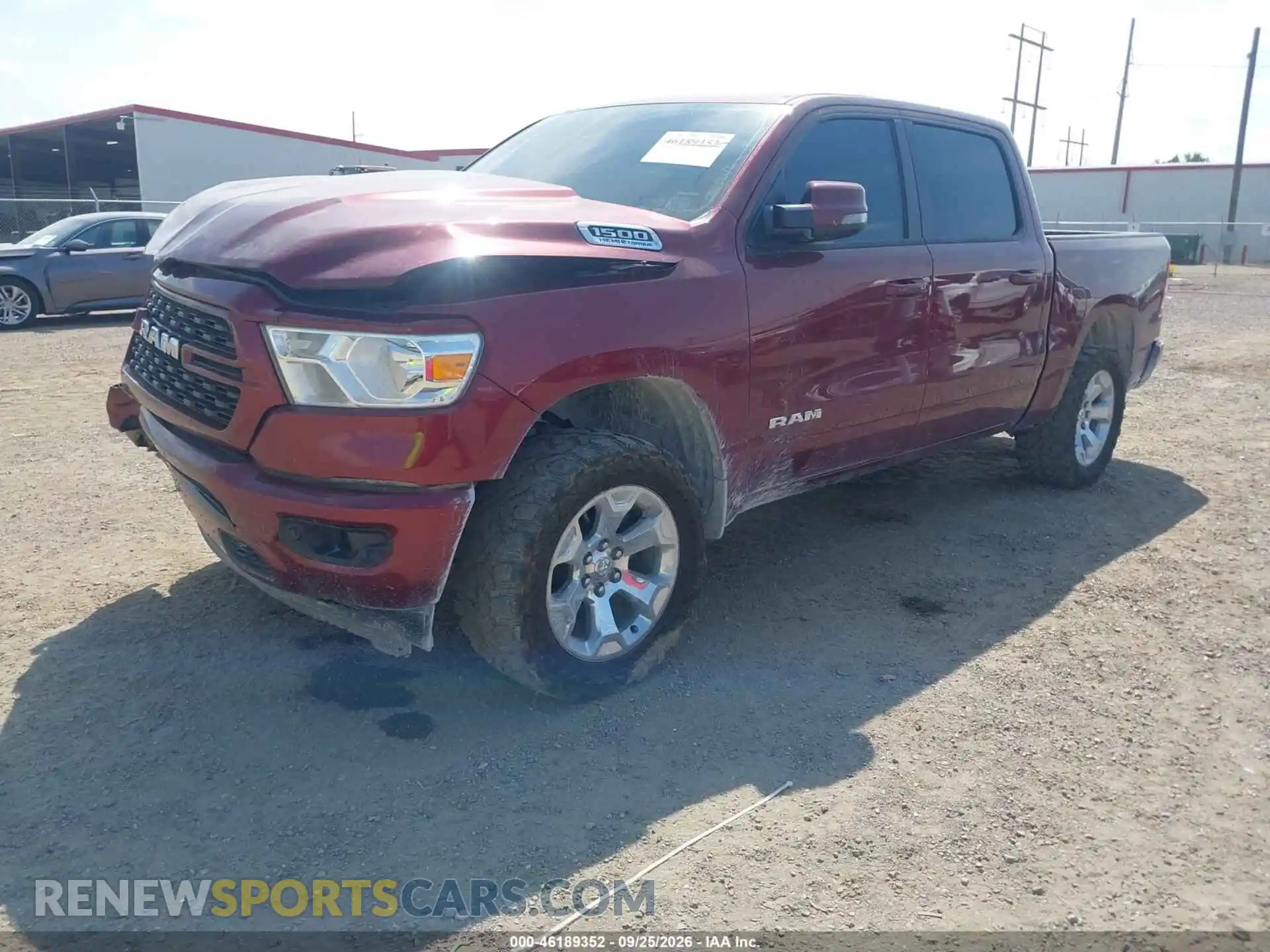 2 fotografías del automóvil dañado 1C6SRFFT2PN704983 RAM 1500 2023