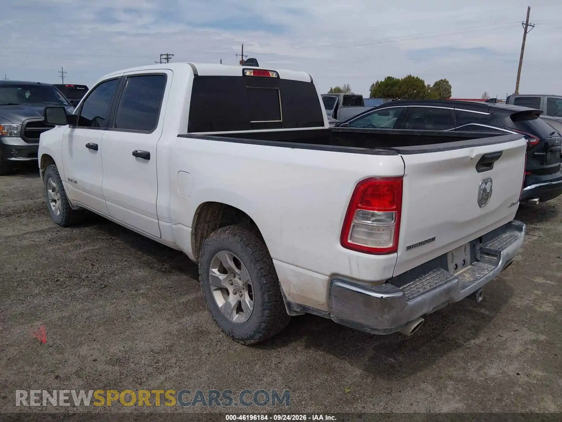 3 Photograph of a damaged car 1C6SRFFT3PN518319 RAM 1500 2023