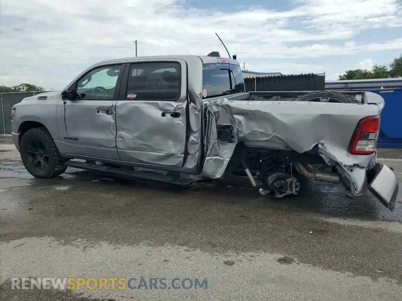 2 Photograph of a damaged car 1C6SRFFT4PN644639 RAM 1500 2023