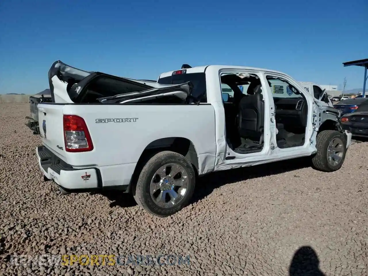 3 fotografías del automóvil dañado 1C6SRFFT5PN699164 RAM 1500 2023