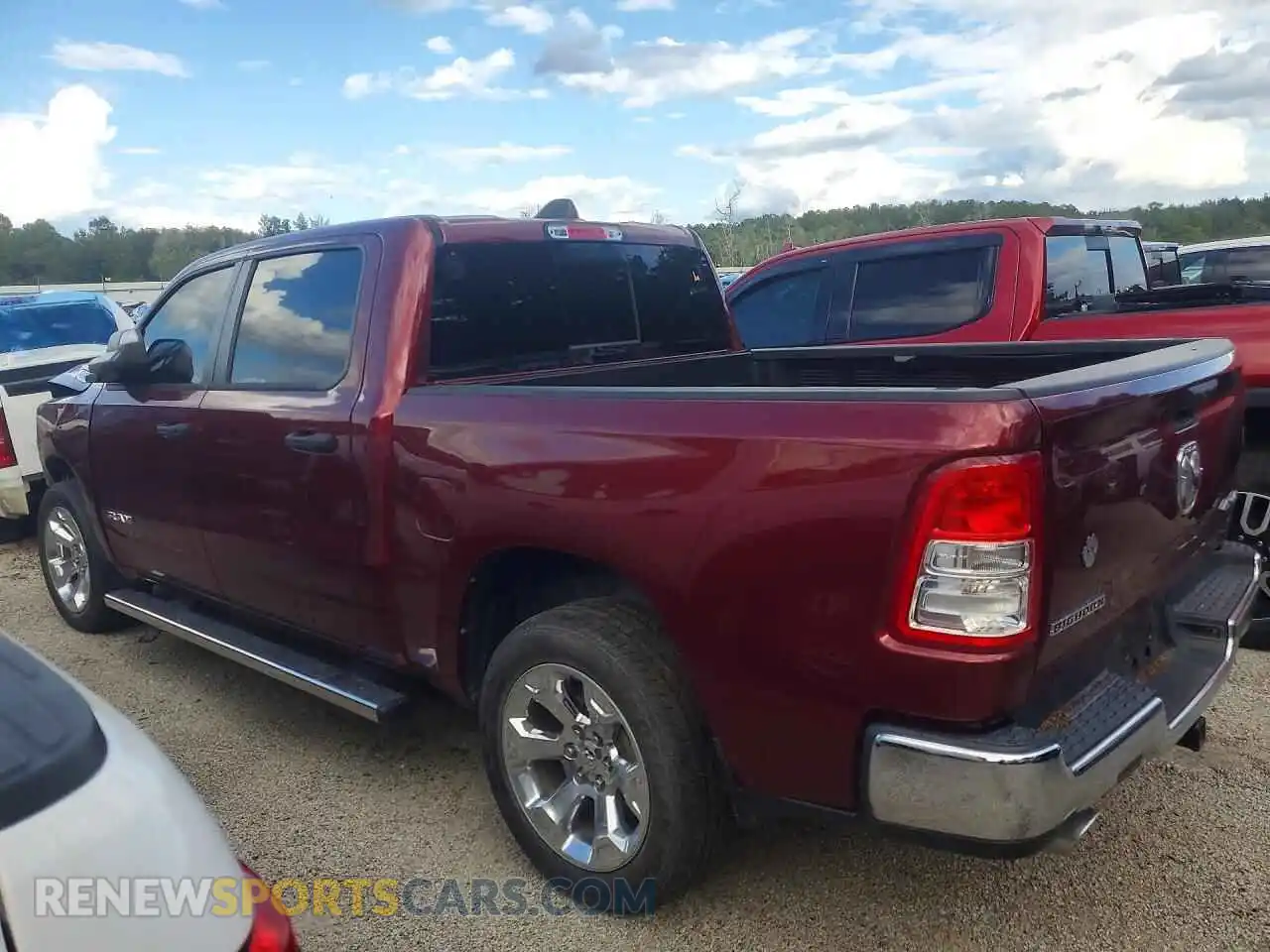 2 Photograph of a damaged car 1C6SRFFT6PN685922 RAM 1500 2023