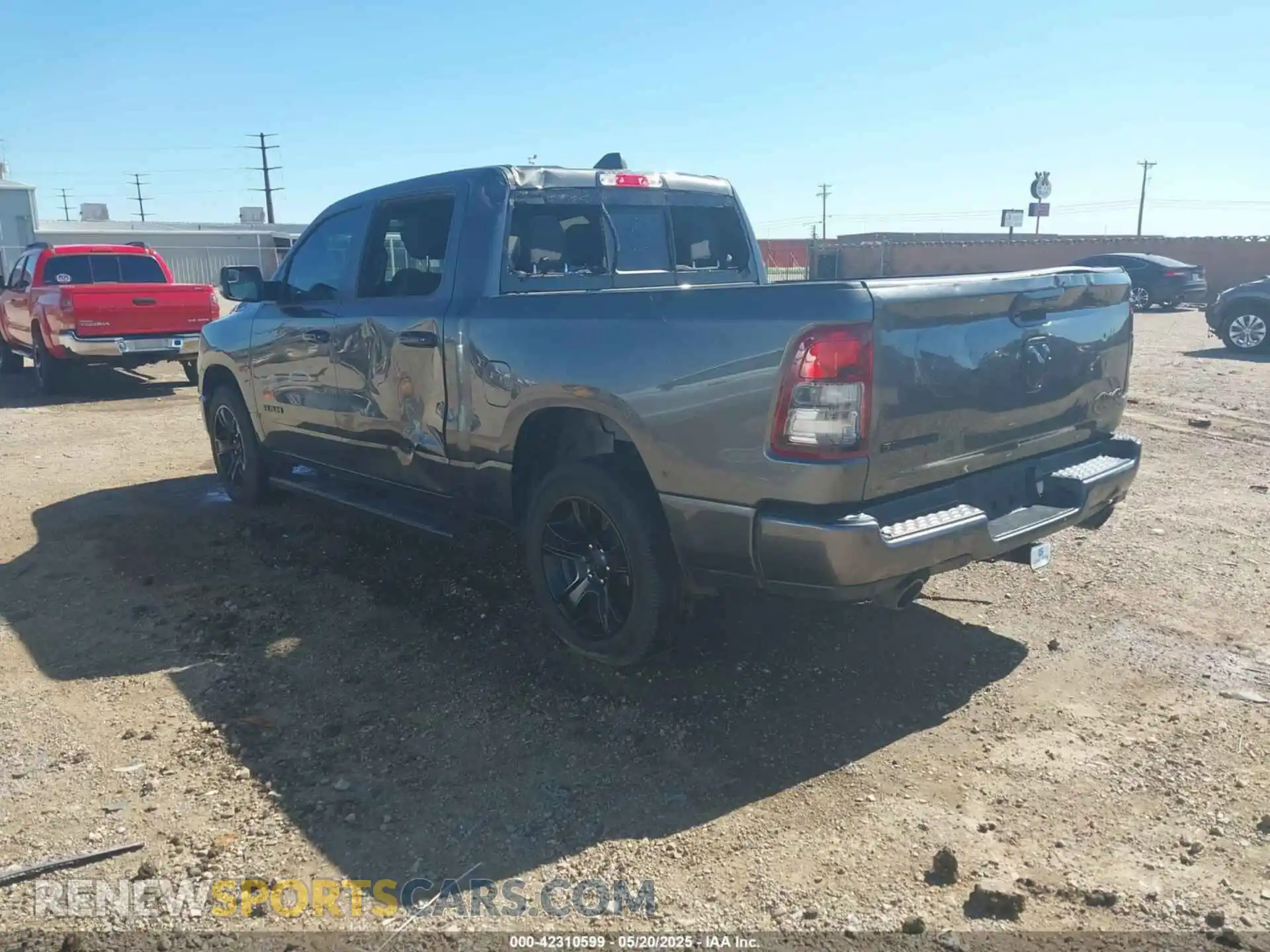3 Photograph of a damaged car 1C6SRFFT8PN563045 RAM 1500 2023