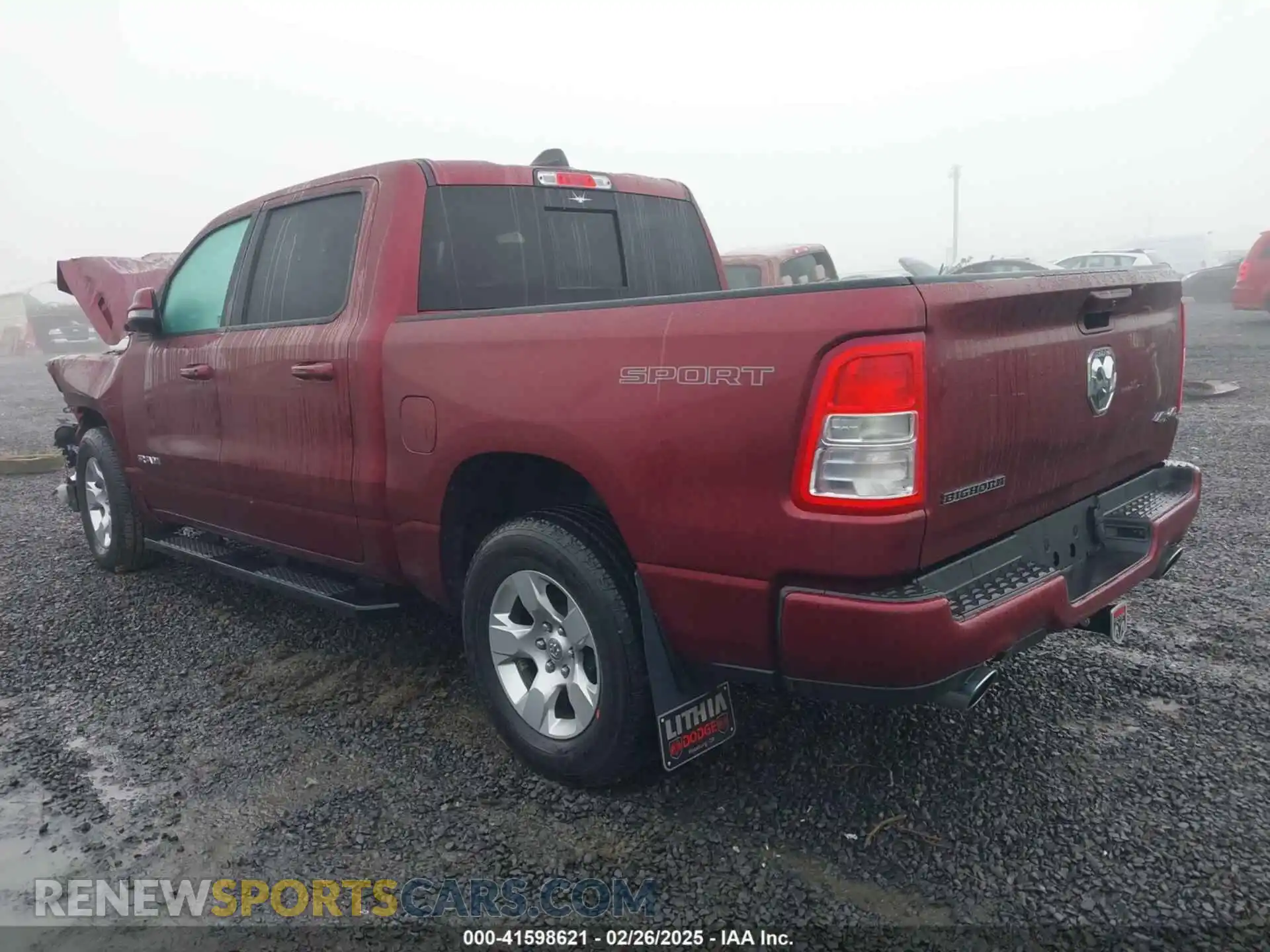 3 Photograph of a damaged car 1C6SRFFT8PN698266 RAM 1500 2023