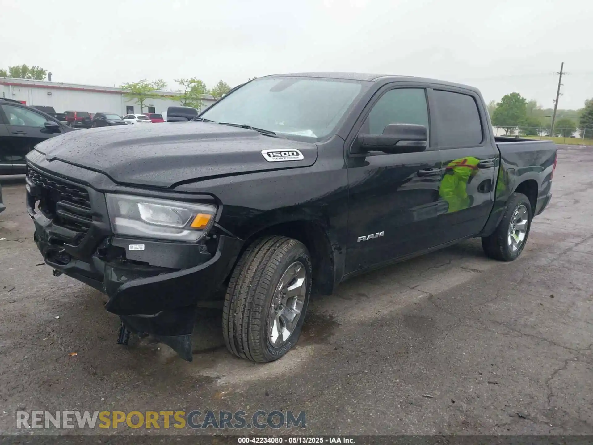 2 Photograph of a damaged car 1C6SRFFTXPN679086 RAM 1500 2023