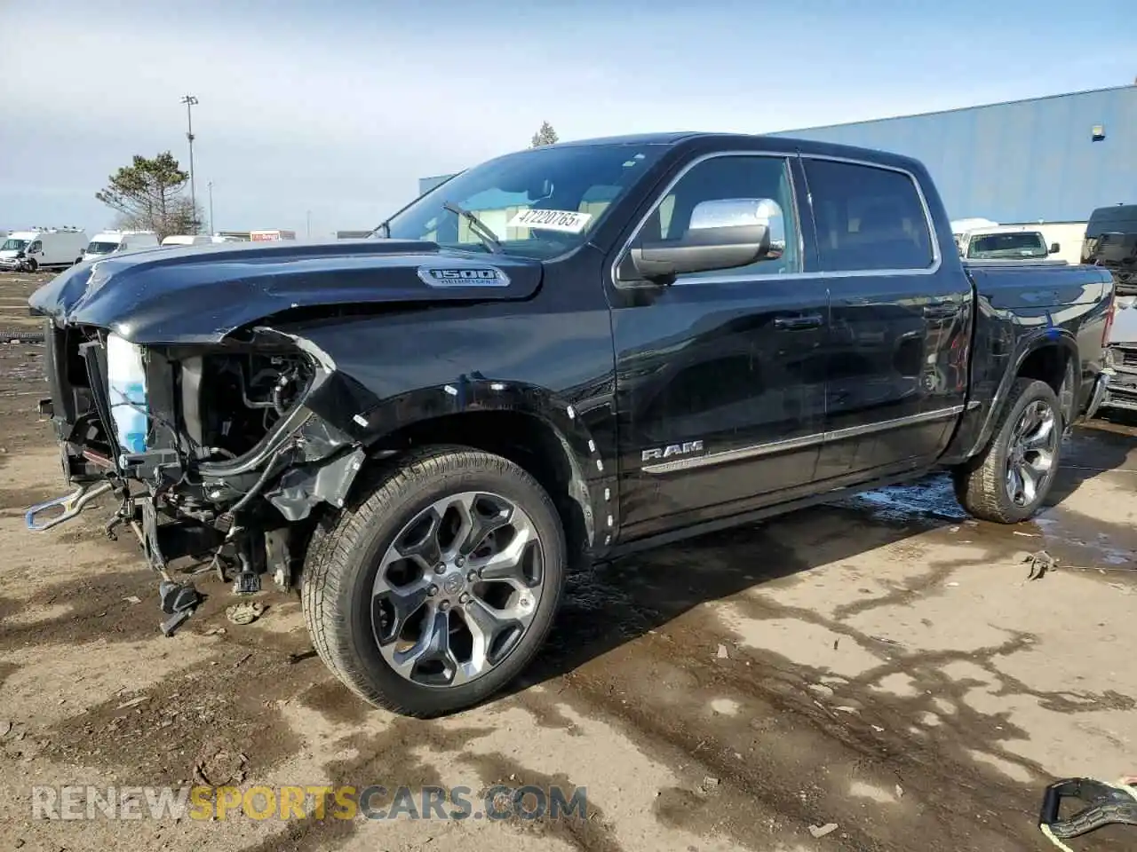 1 Photograph of a damaged car 1C6SRFHT1PN530126 RAM 1500 2023
