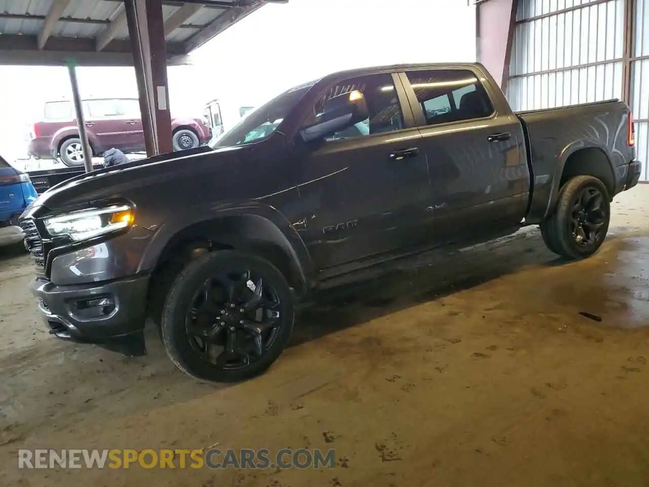 1 Photograph of a damaged car 1C6SRFHT3PN581322 RAM 1500 2023