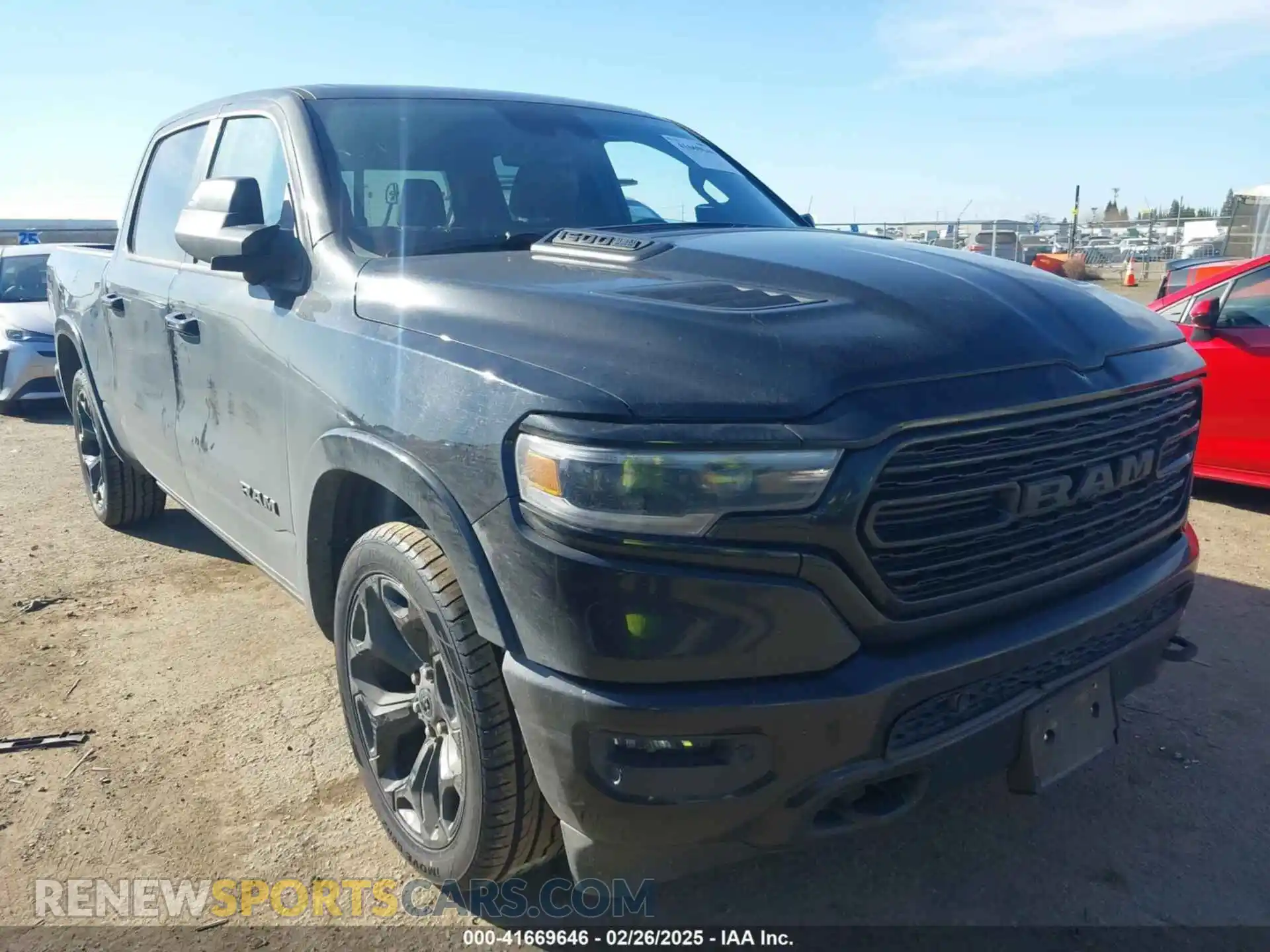 1 Photograph of a damaged car 1C6SRFHT5PN542859 RAM 1500 2023