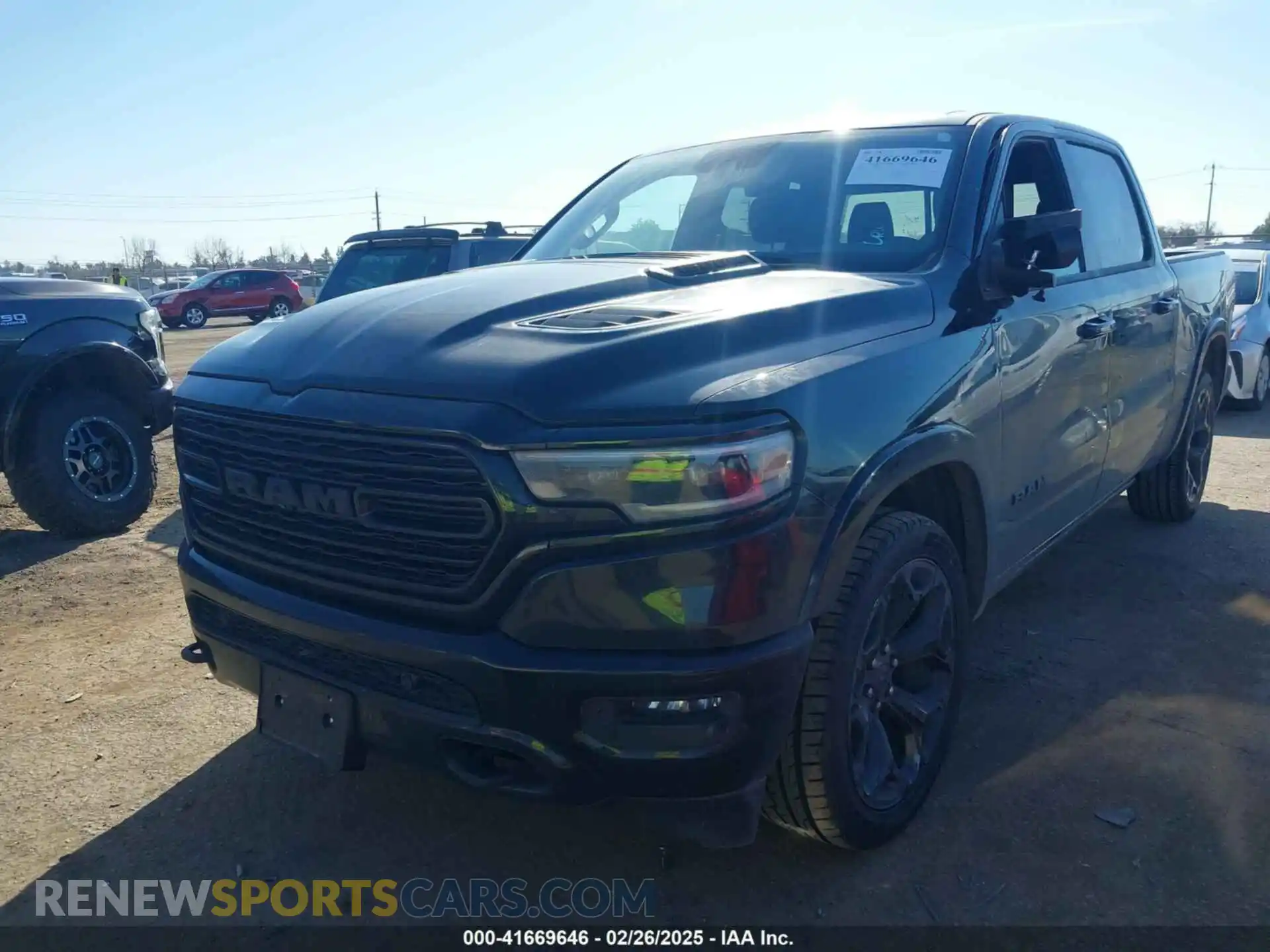 2 Photograph of a damaged car 1C6SRFHT5PN542859 RAM 1500 2023
