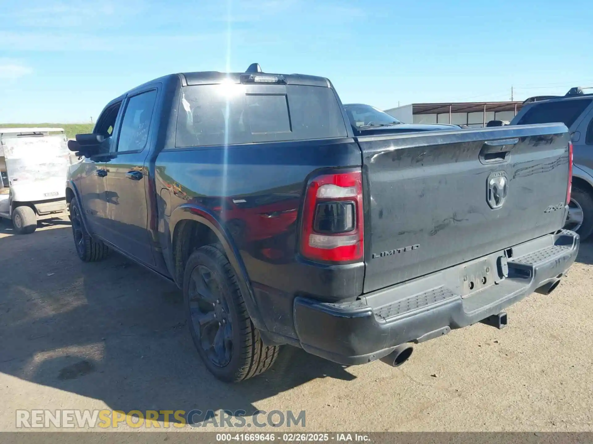 3 Photograph of a damaged car 1C6SRFHT5PN542859 RAM 1500 2023