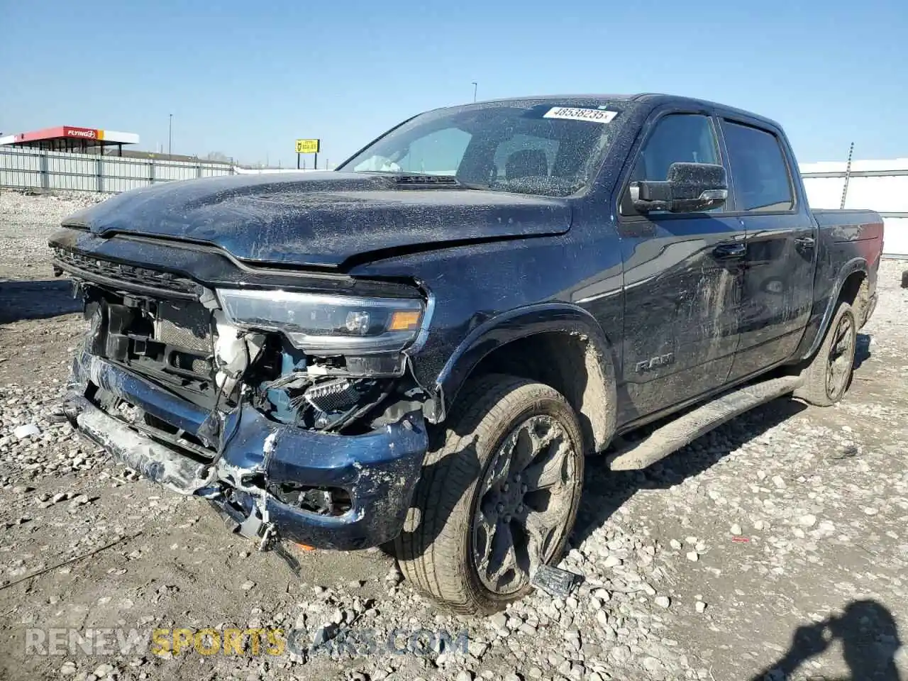 1 Photograph of a damaged car 1C6SRFHT5PN666744 RAM 1500 2023