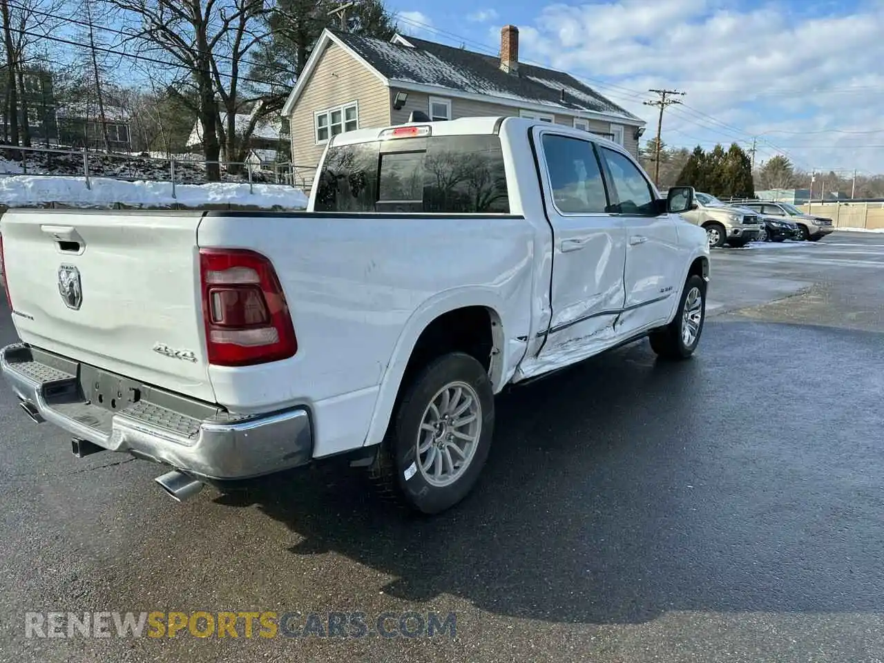 3 fotografías del automóvil dañado 1C6SRFHT9PN540046 RAM 1500 2023