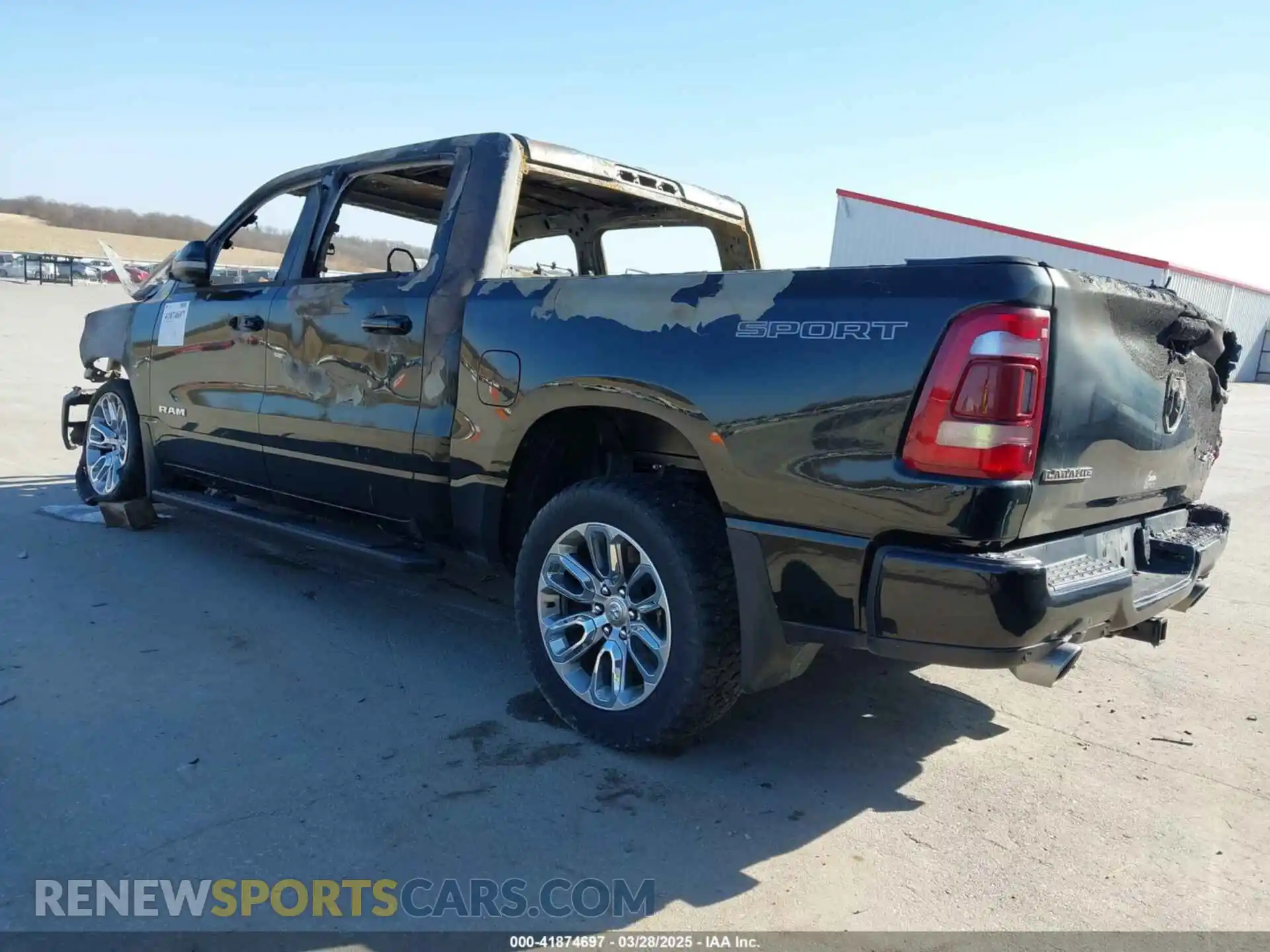 3 Photograph of a damaged car 1C6SRFJM9PN556637 RAM 1500 2023