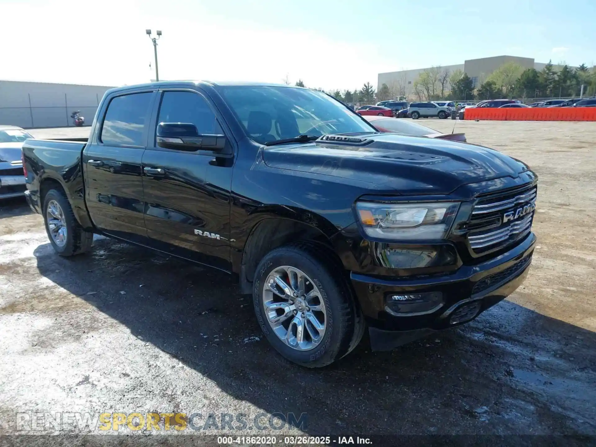 1 Photograph of a damaged car 1C6SRFJT2PN525673 RAM 1500 2023