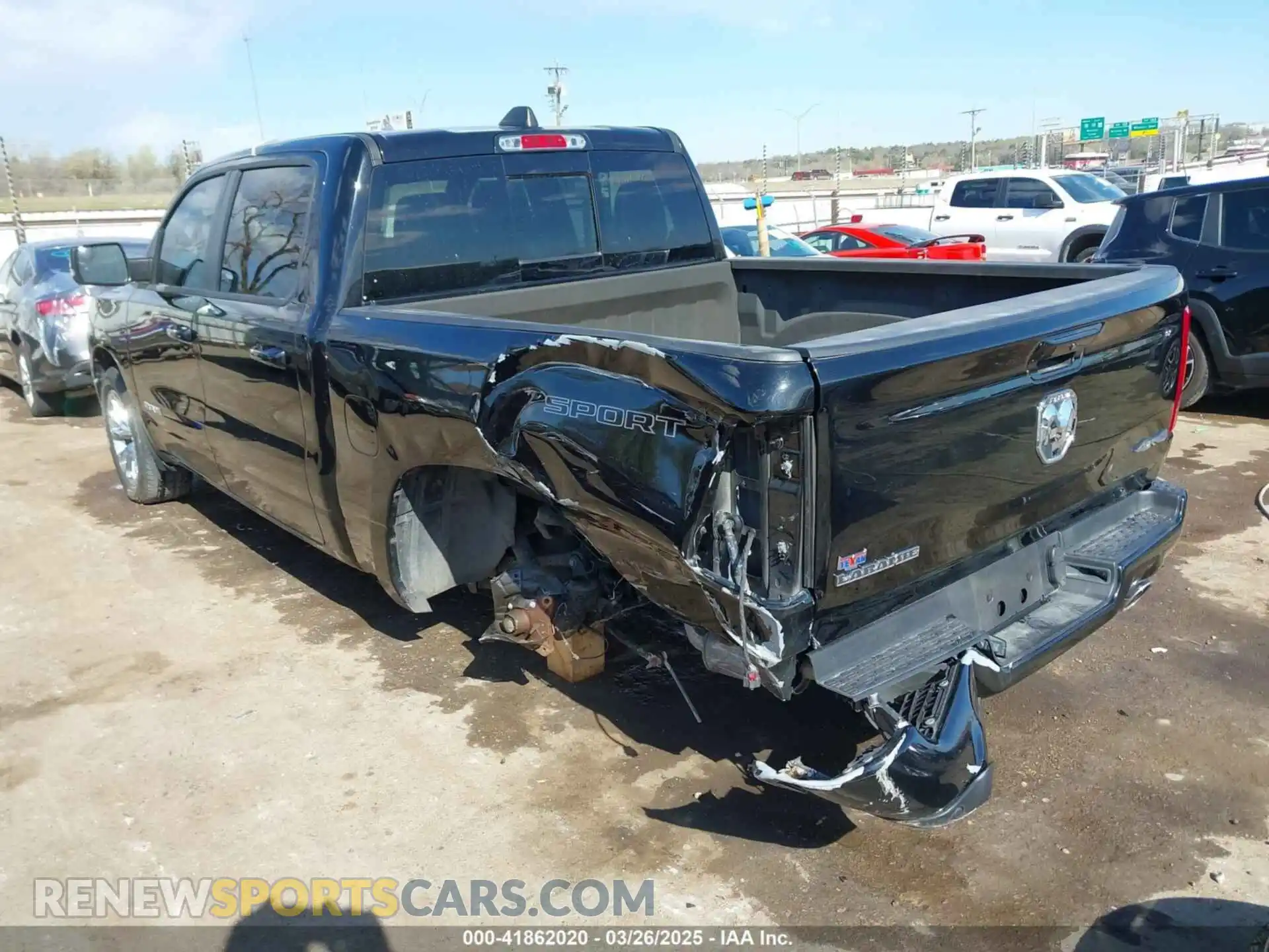 3 Photograph of a damaged car 1C6SRFJT2PN525673 RAM 1500 2023