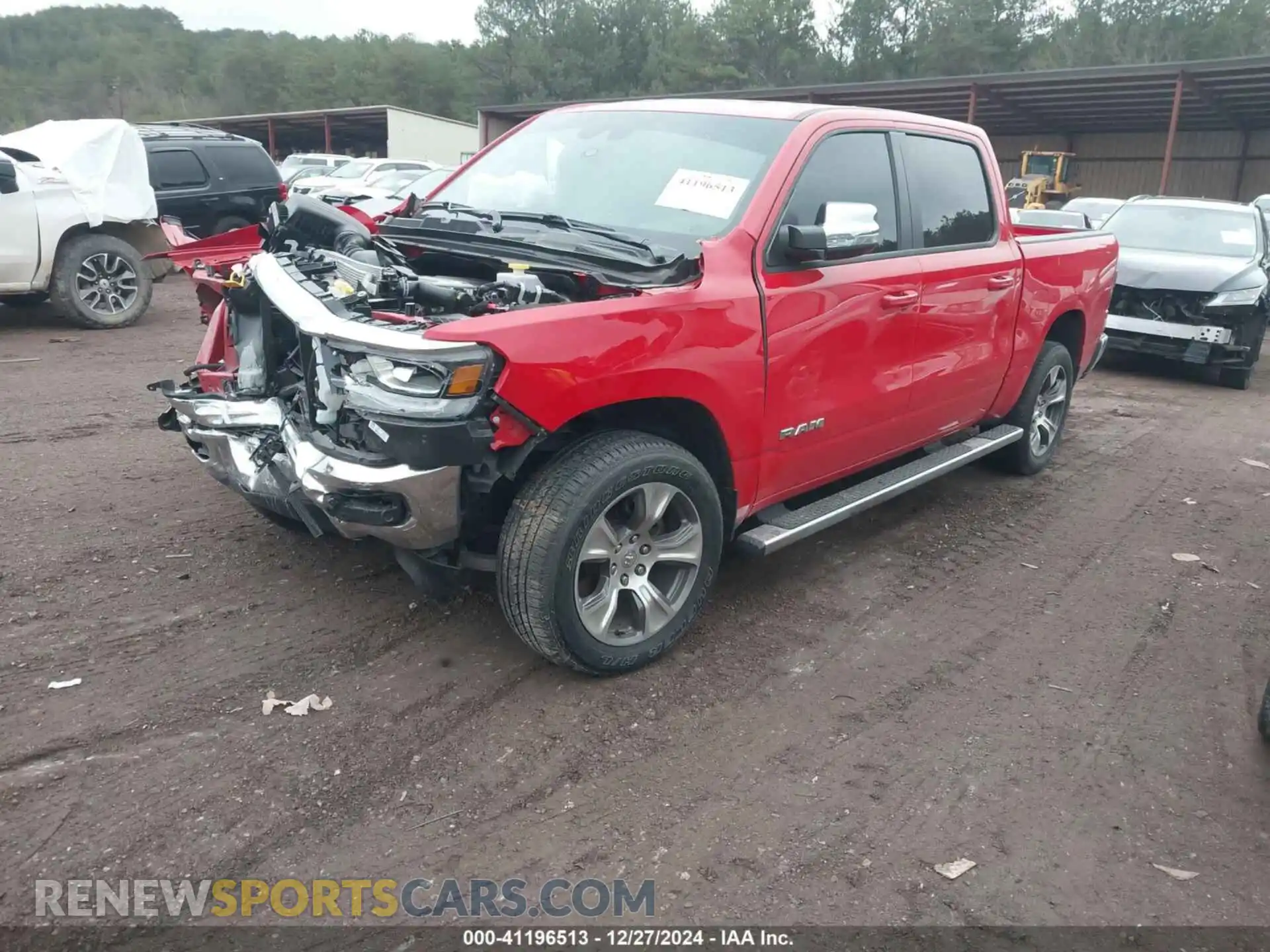 2 Photograph of a damaged car 1C6SRFJT7PN587831 RAM 1500 2023