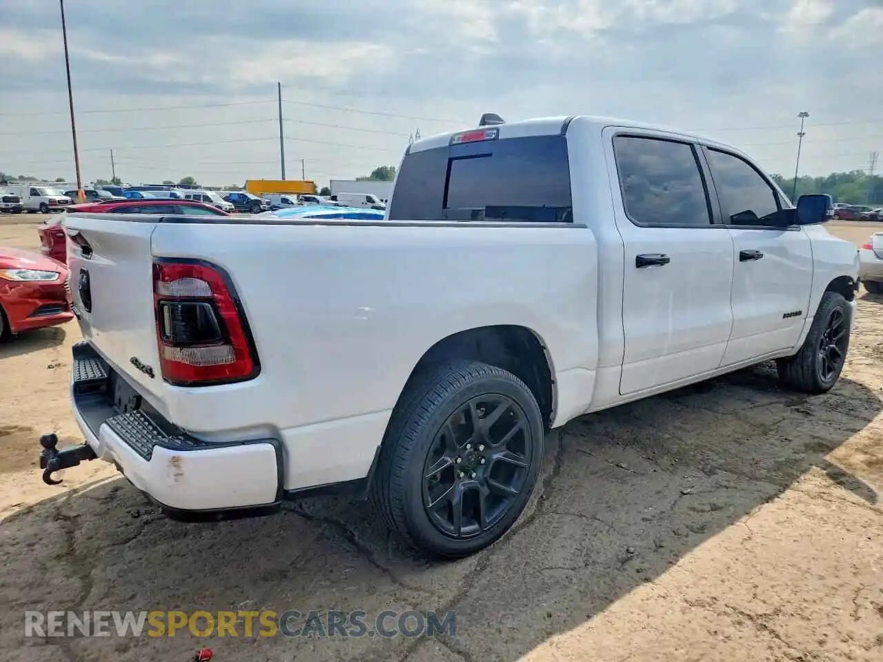 3 fotografías del automóvil dañado 1C6SRFJT7PN648501 RAM 1500 2023