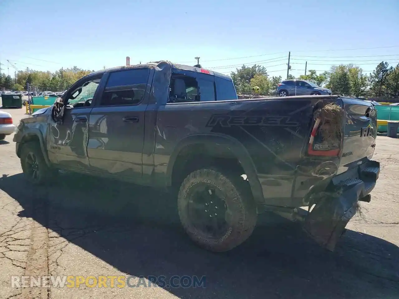 2 Photograph of a damaged car 1C6SRFLT1PN654842 RAM 1500 2023