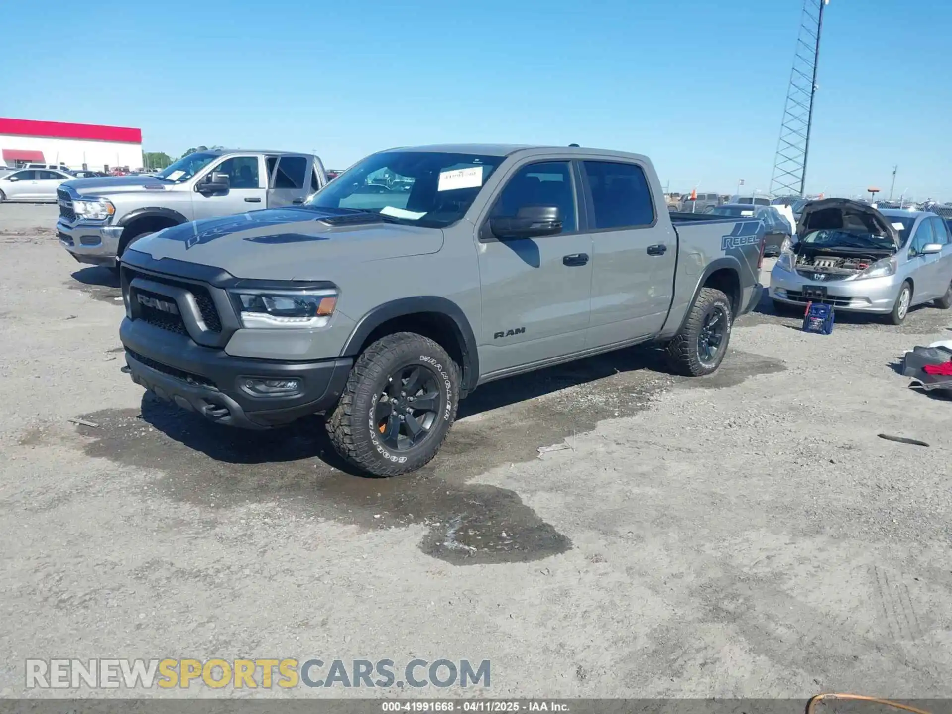 2 Photograph of a damaged car 1C6SRFLT2PN677577 RAM 1500 2023