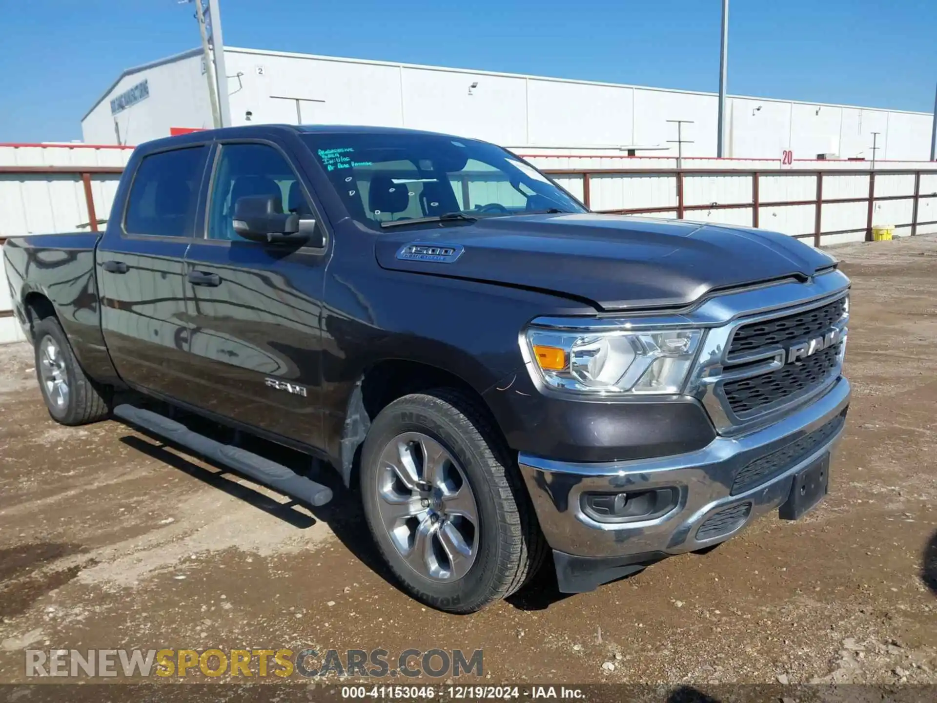 1 Photograph of a damaged car 1C6SRFMTXPN622504 RAM 1500 2023