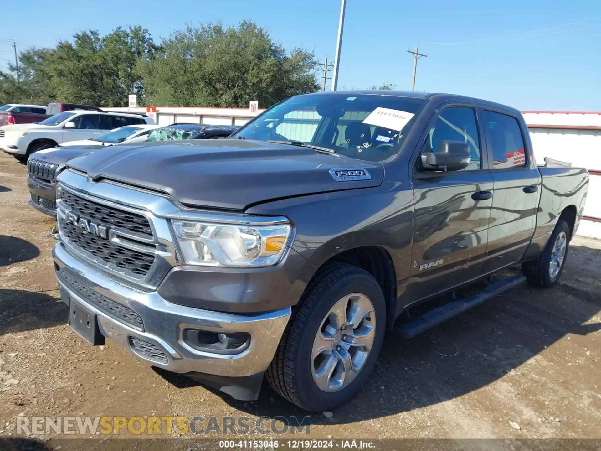 2 Photograph of a damaged car 1C6SRFMTXPN622504 RAM 1500 2023
