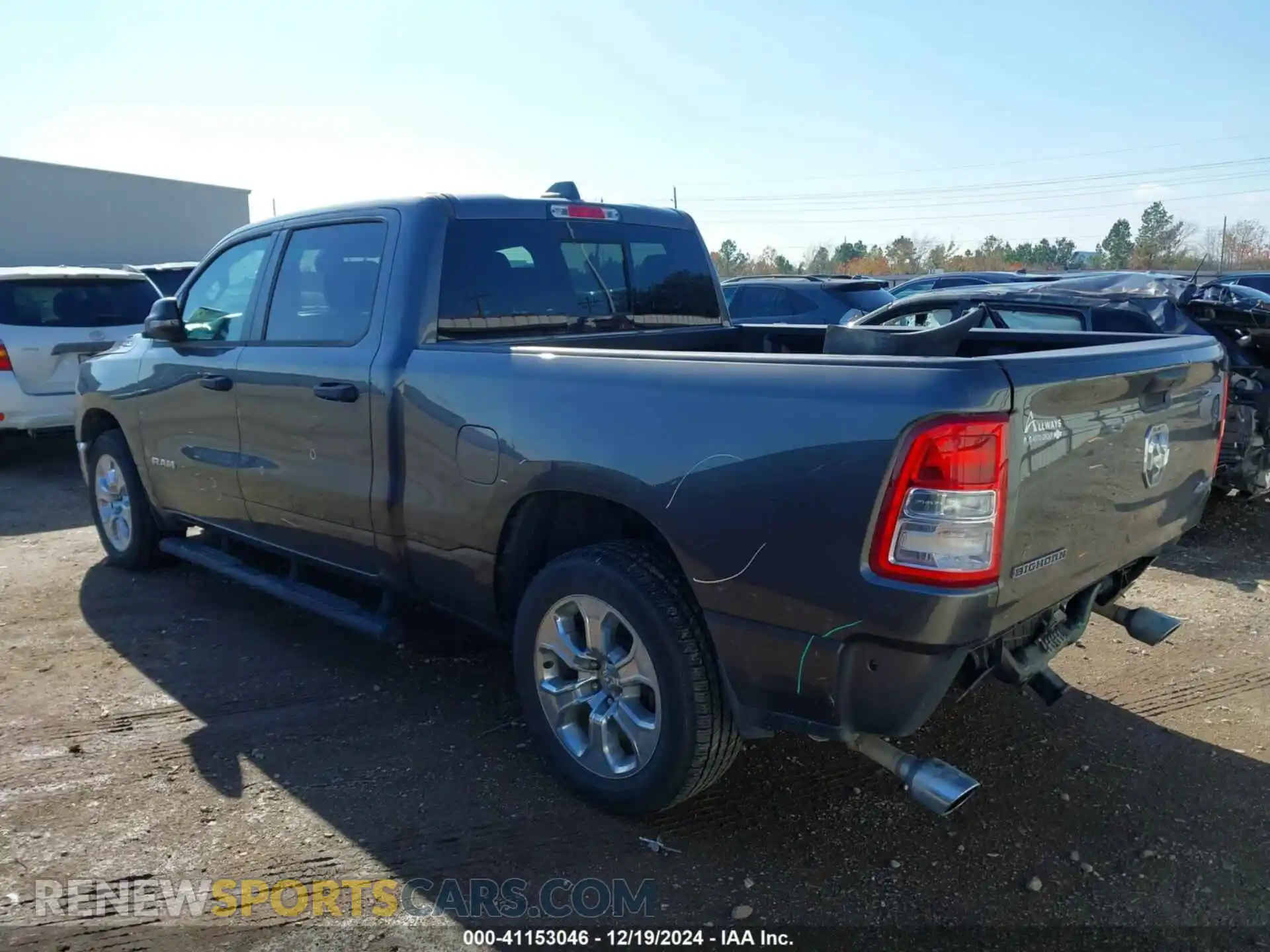 3 Photograph of a damaged car 1C6SRFMTXPN622504 RAM 1500 2023
