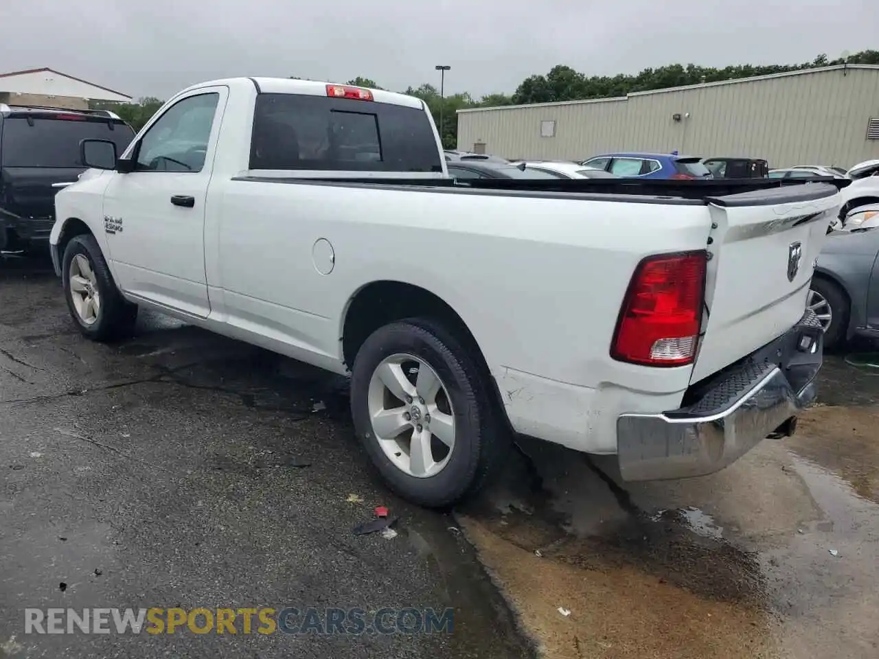 2 Photograph of a damaged car 3C6JR7DG7PG656946 RAM 1500 2023