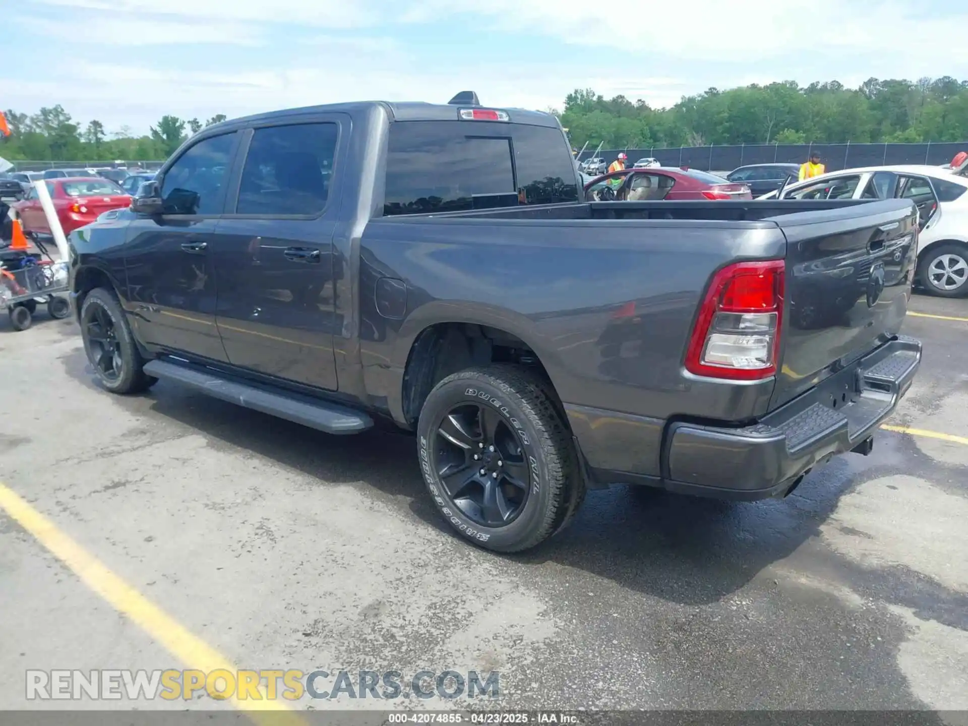 3 Photograph of a damaged car 1C6RREFT0RN191728 RAM 1500 2024
