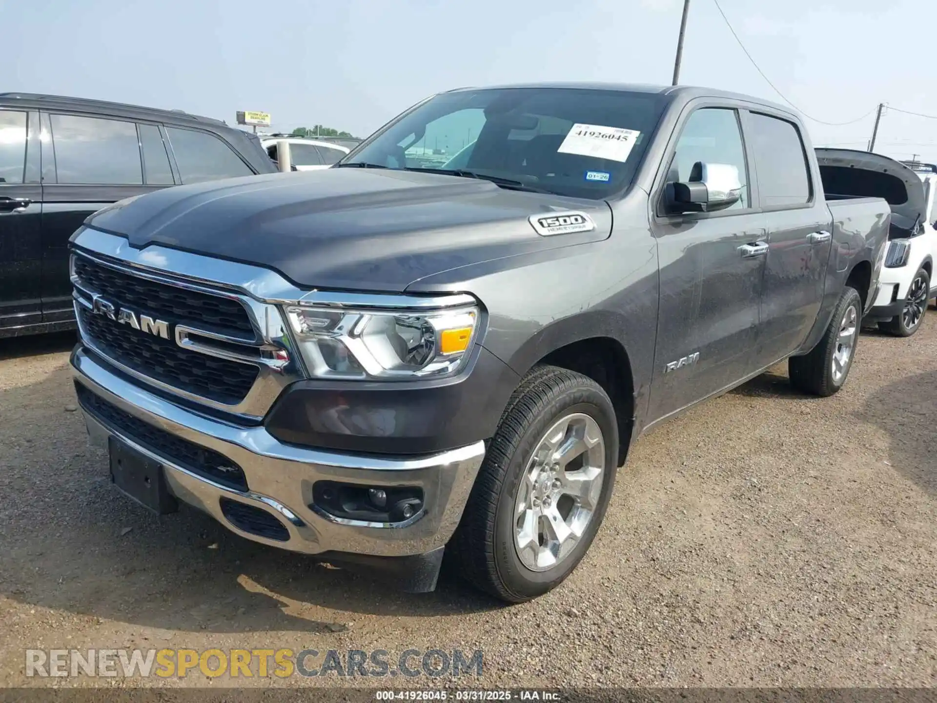 2 Photograph of a damaged car 1C6RREFT2RN122894 RAM 1500 2024