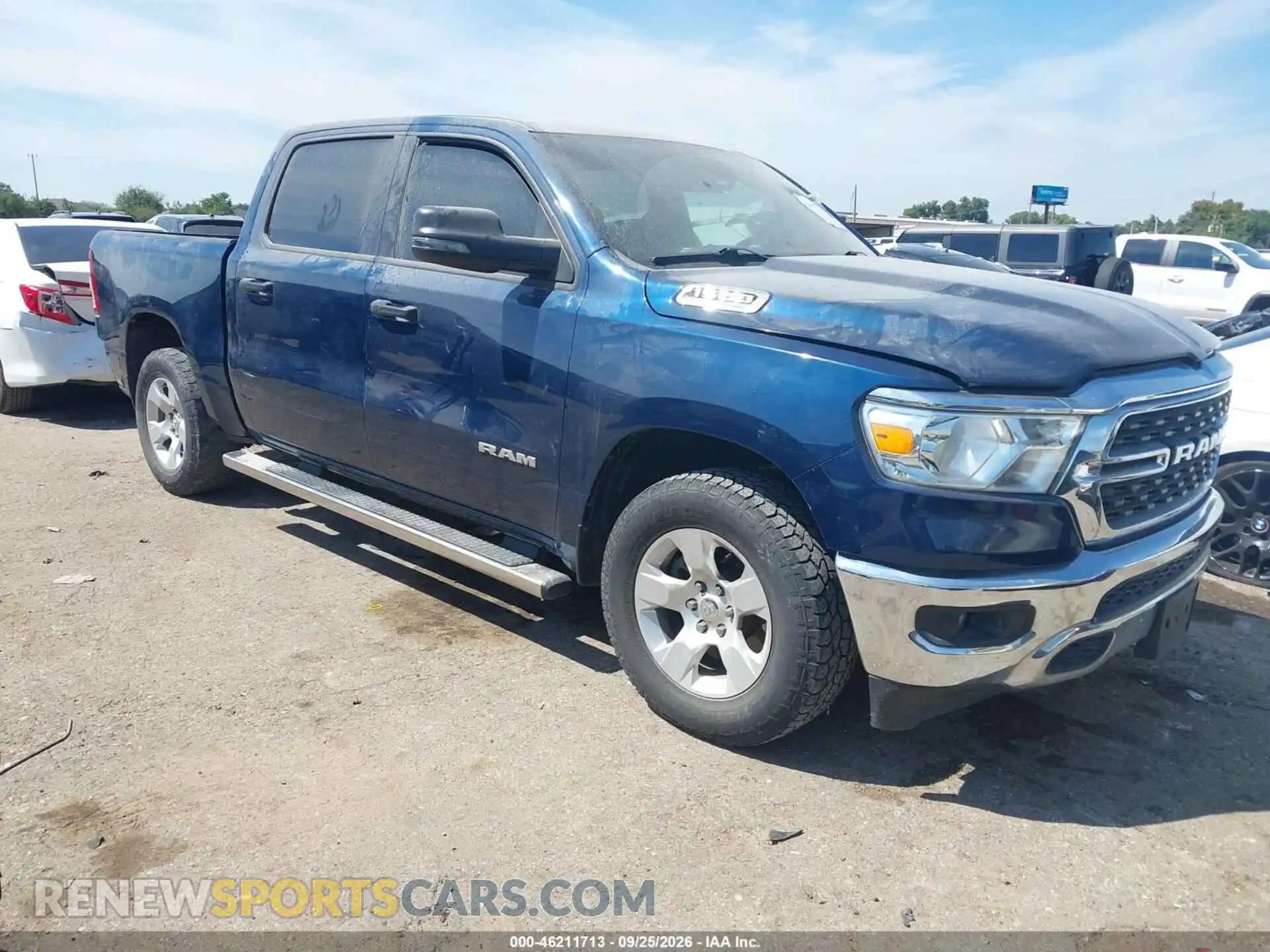 1 Photograph of a damaged car 1C6RREFT3RN210112 RAM 1500 2024