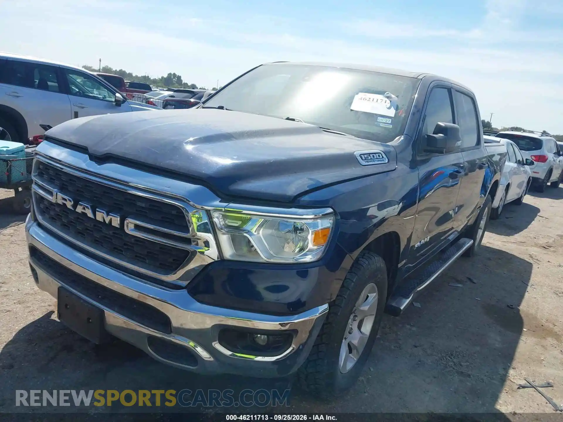 2 Photograph of a damaged car 1C6RREFT3RN210112 RAM 1500 2024