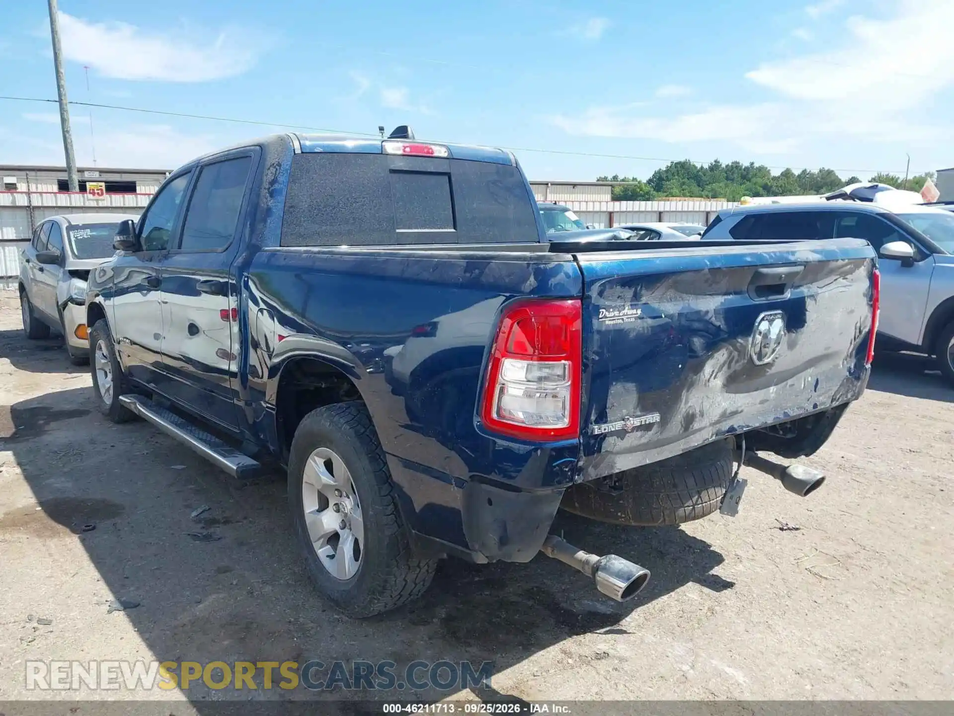 3 Photograph of a damaged car 1C6RREFT3RN210112 RAM 1500 2024