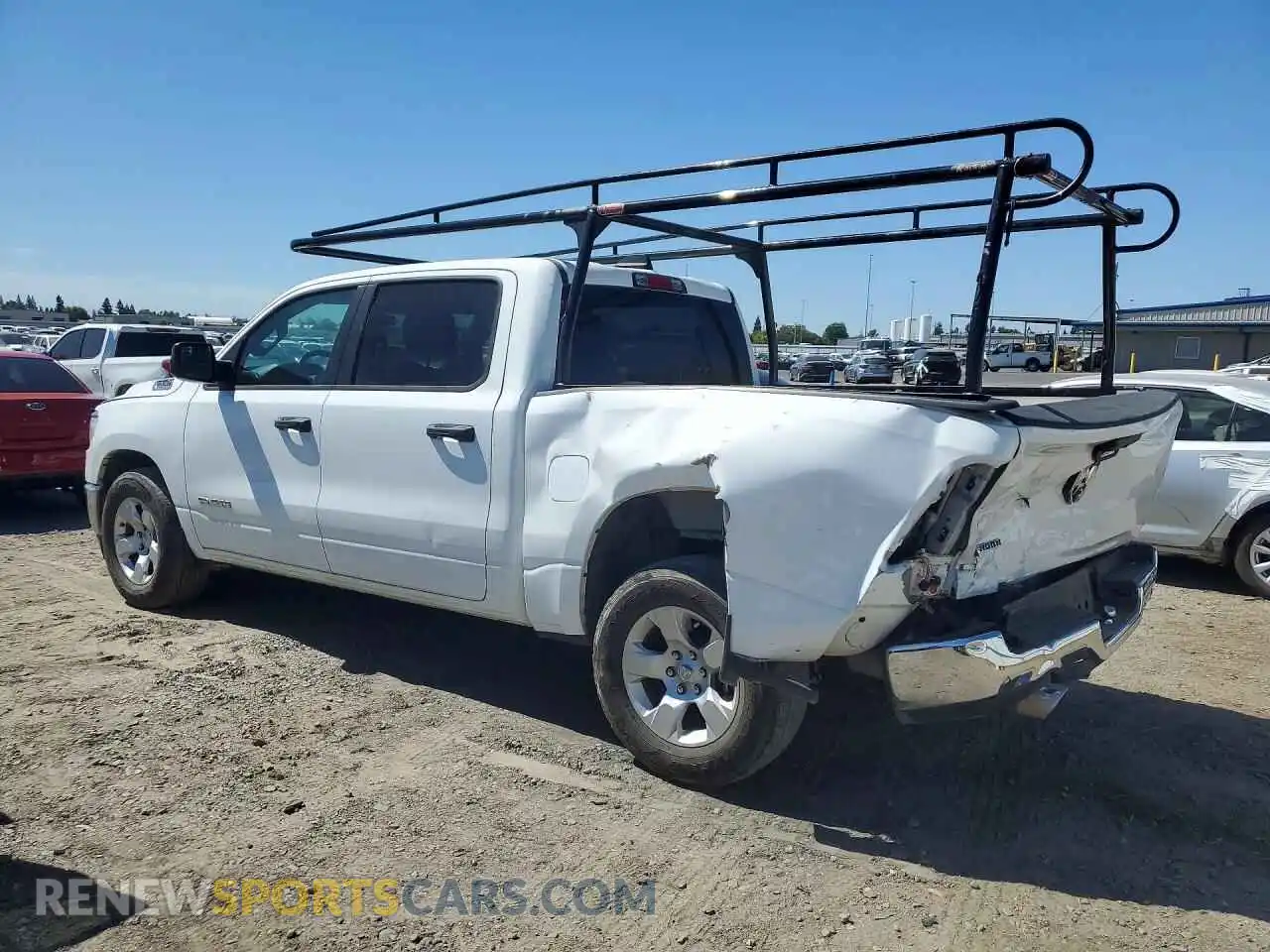 2 Photograph of a damaged car 1C6RREFT5RN100906 RAM 1500 2024