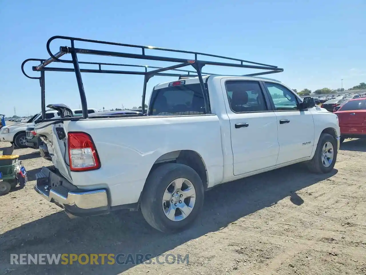3 Photograph of a damaged car 1C6RREFT5RN100906 RAM 1500 2024