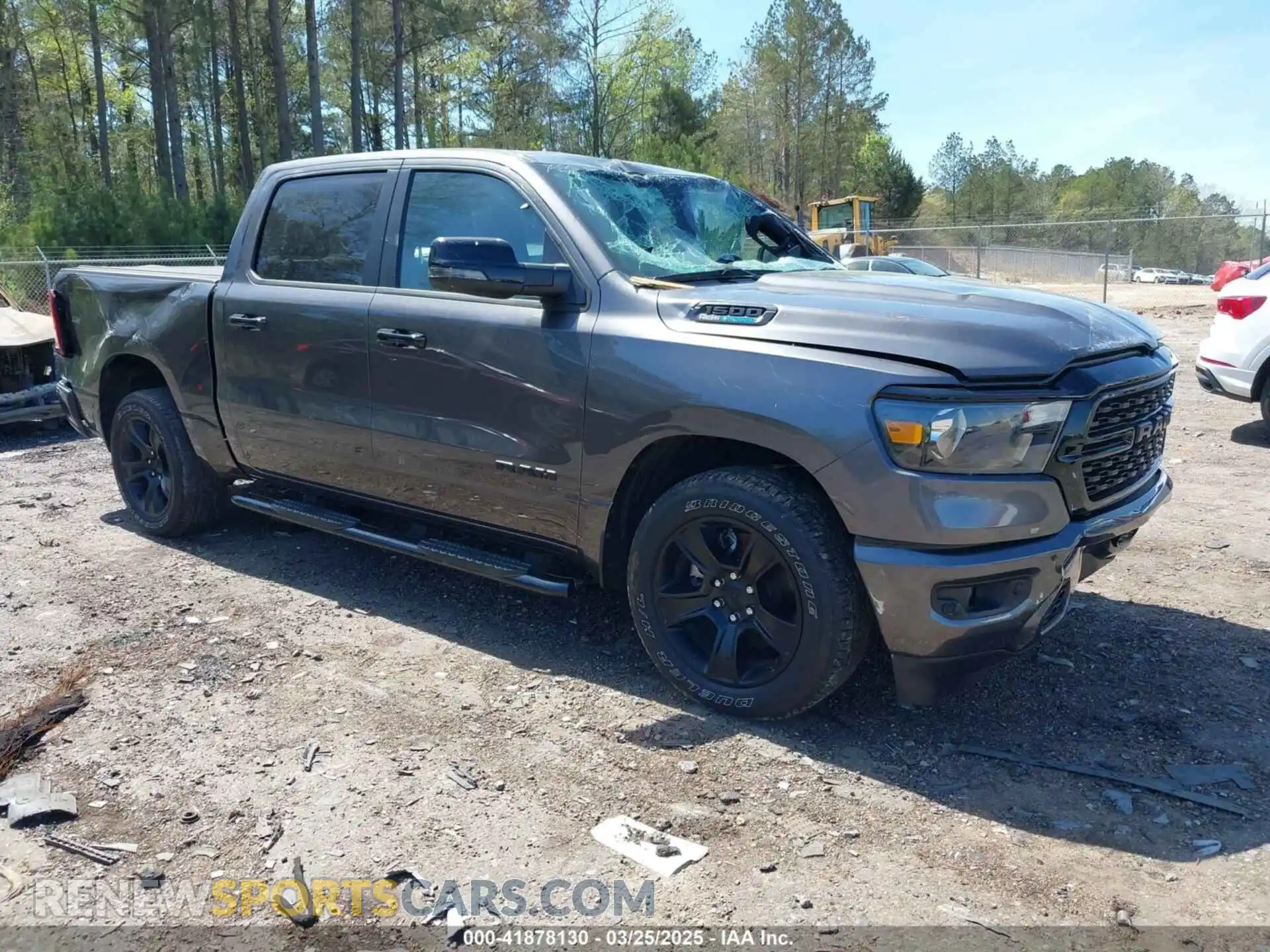 1 Photograph of a damaged car 1C6RREFT7RN146348 RAM 1500 2024