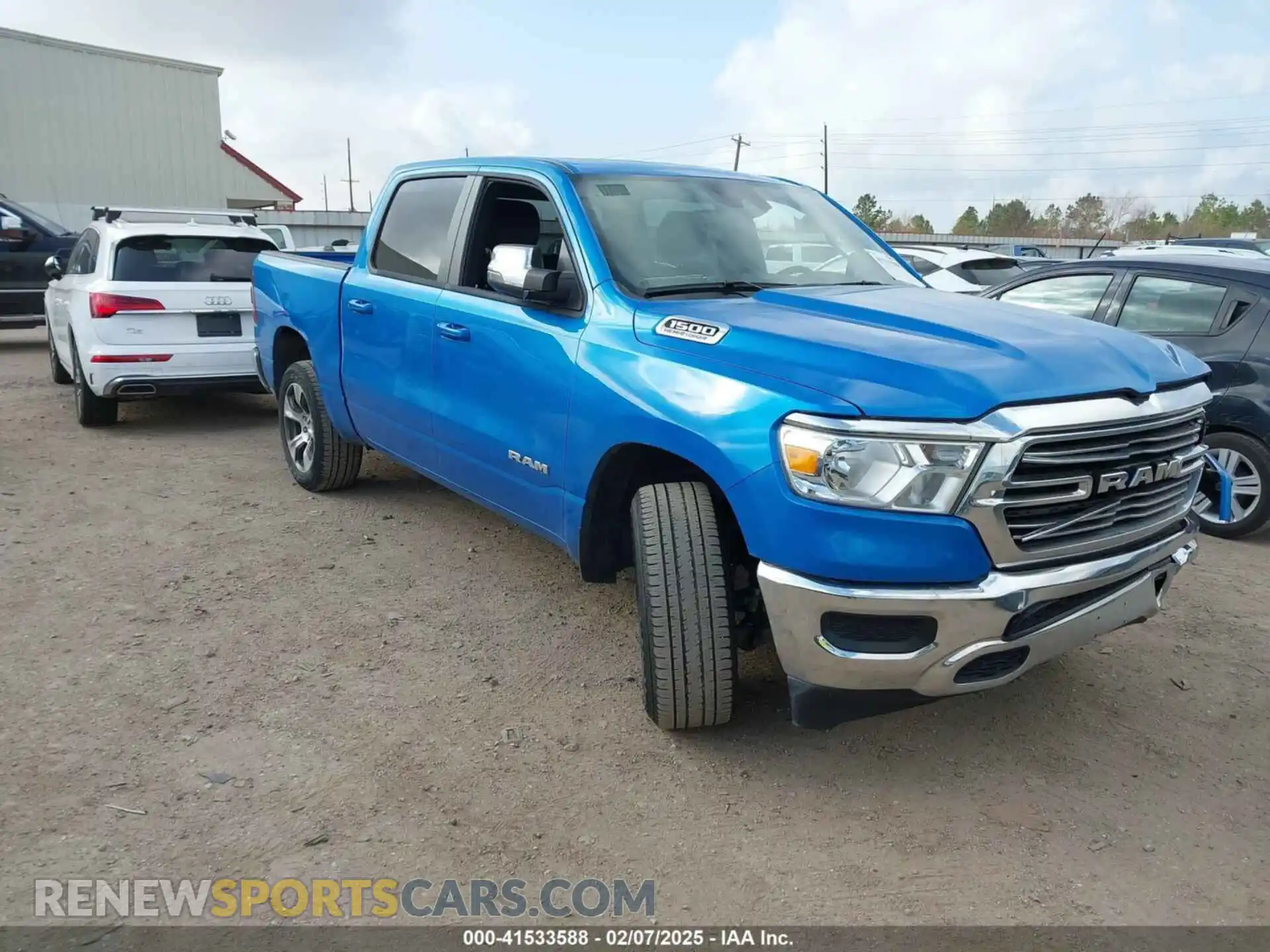 1 Photograph of a damaged car 1C6RREJT0RN205103 RAM 1500 2024