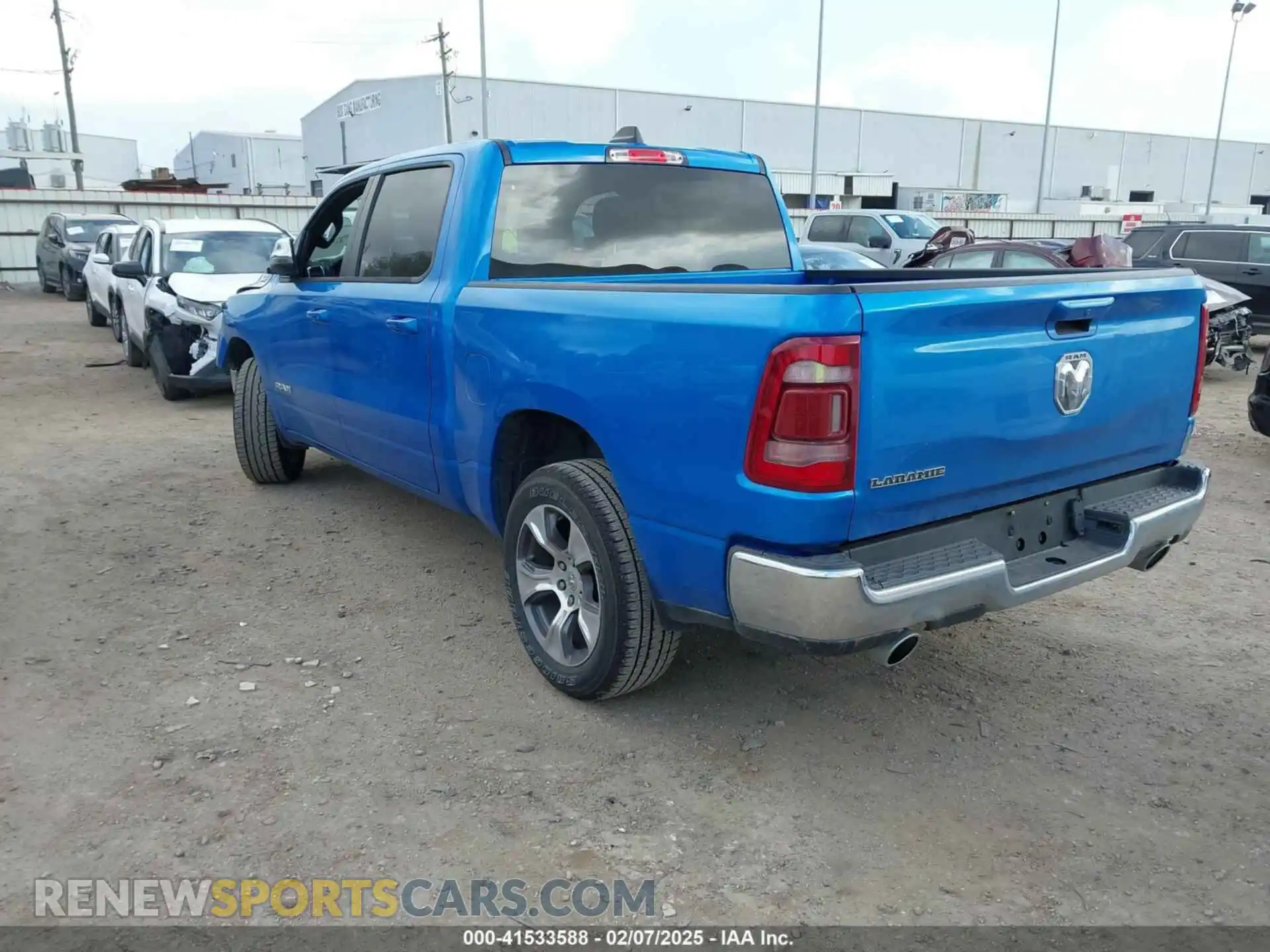 3 Photograph of a damaged car 1C6RREJT0RN205103 RAM 1500 2024