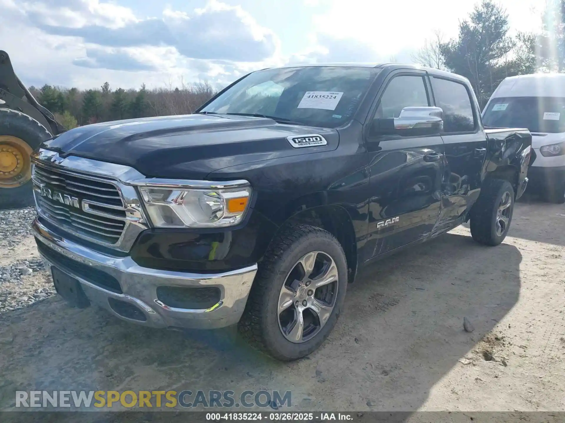 2 Photograph of a damaged car 1C6RREJT6RN219197 RAM 1500 2024