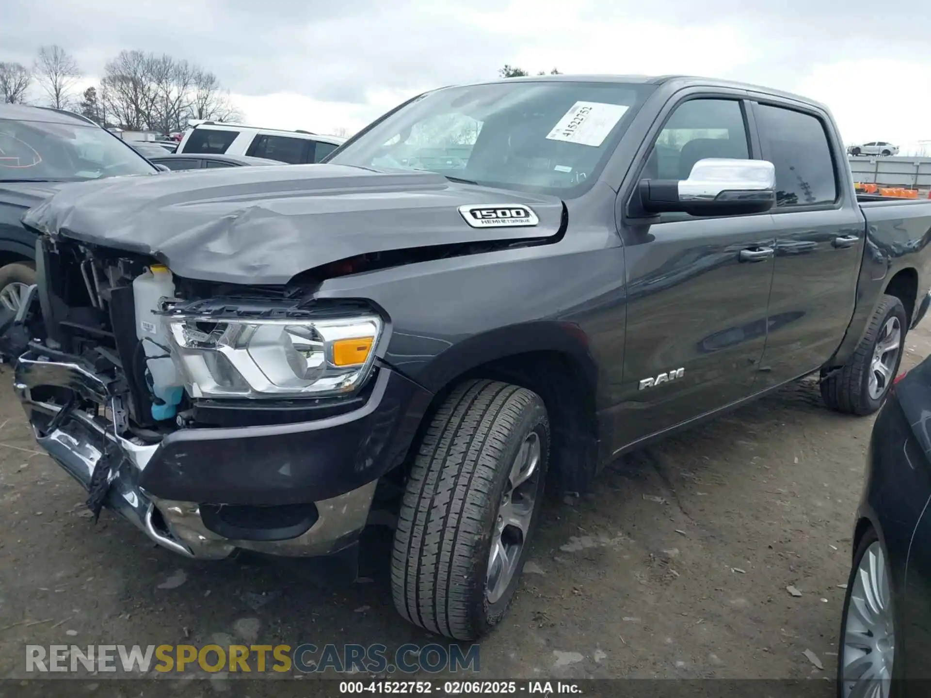 2 Photograph of a damaged car 1C6RREJT7RN219161 RAM 1500 2024