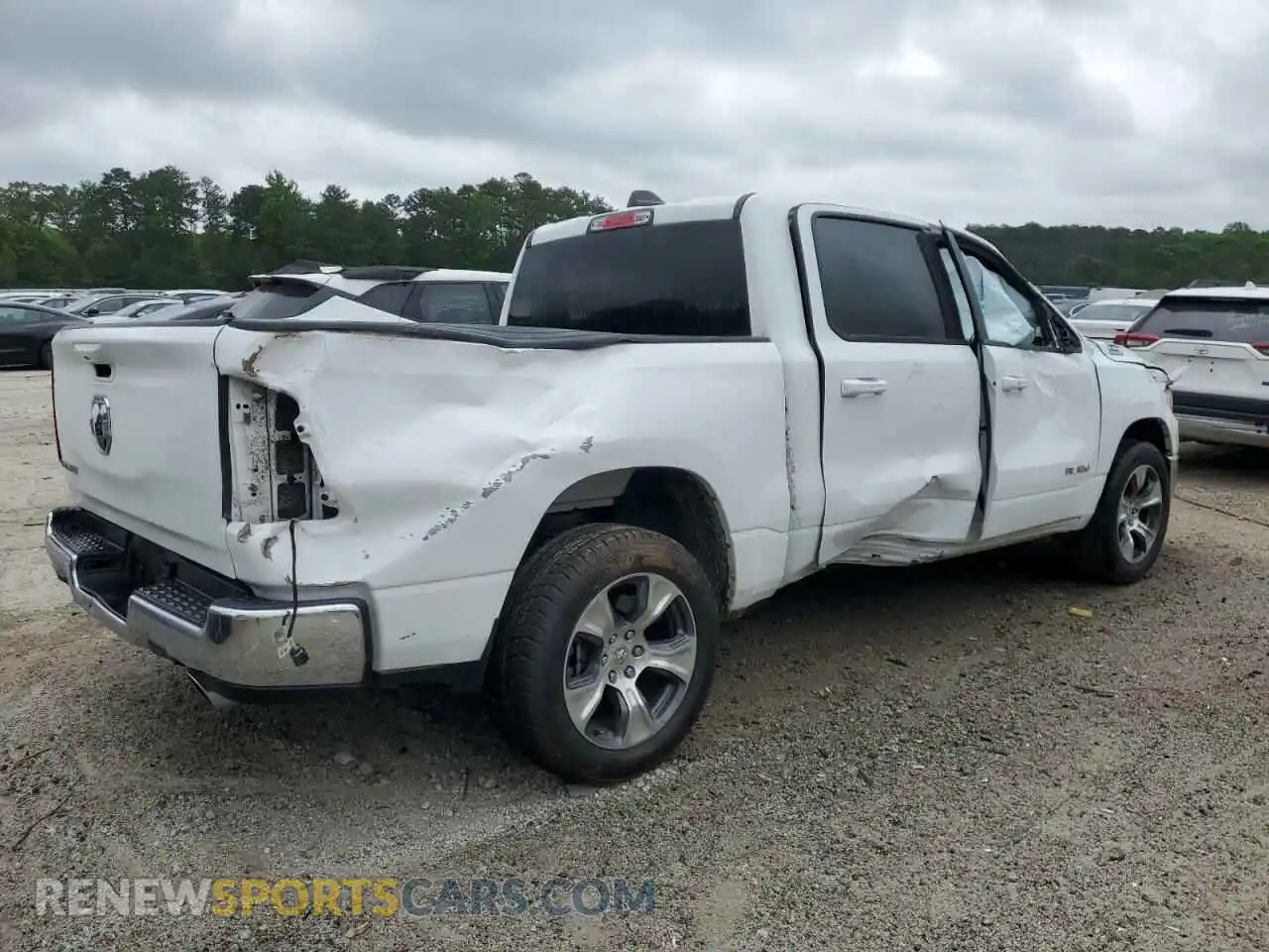 3 Photograph of a damaged car 1C6RREJT7RN219967 RAM 1500 2024