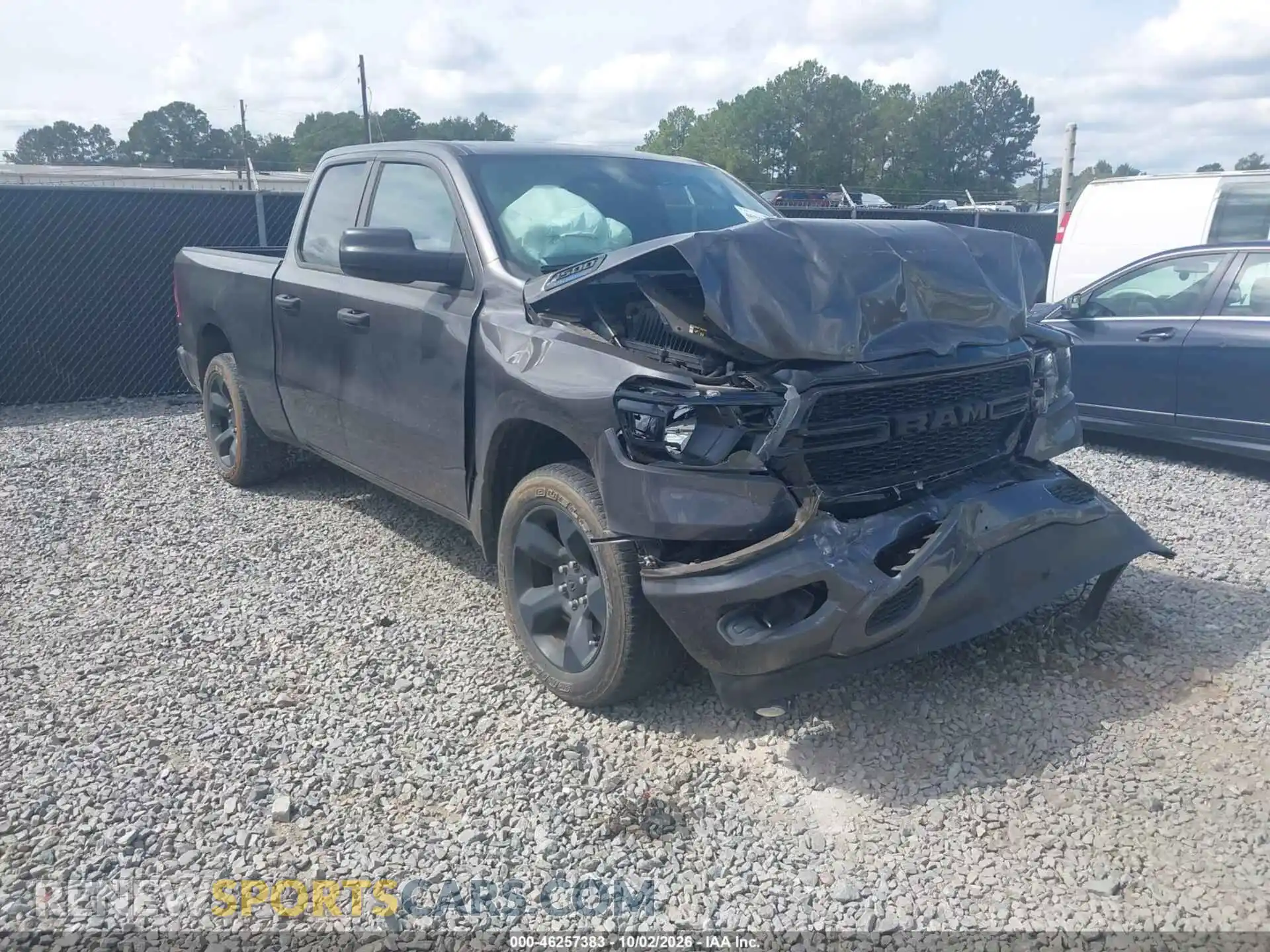 1 Photograph of a damaged car 1C6SRECG3RN123285 RAM 1500 2024