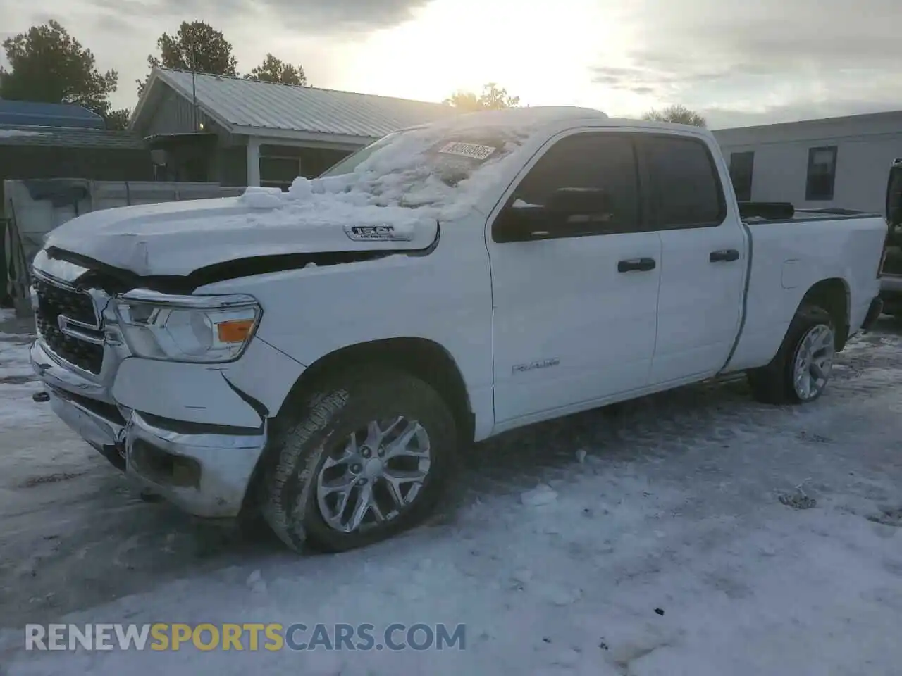 1 Photograph of a damaged car 1C6SRFBT3RN167128 RAM 1500 2024