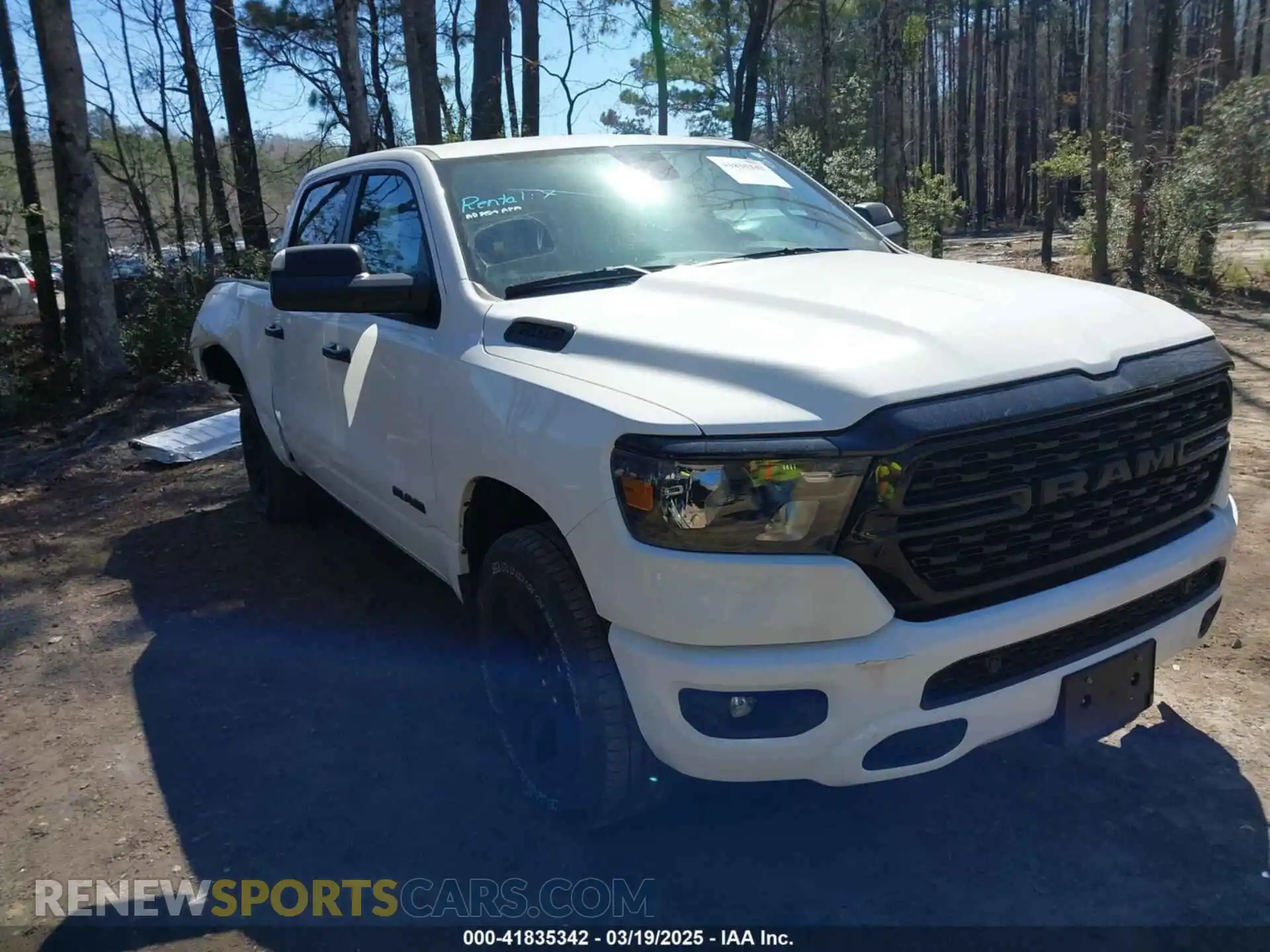 1 Photograph of a damaged car 1C6SRFFT0RN150670 RAM 1500 2024