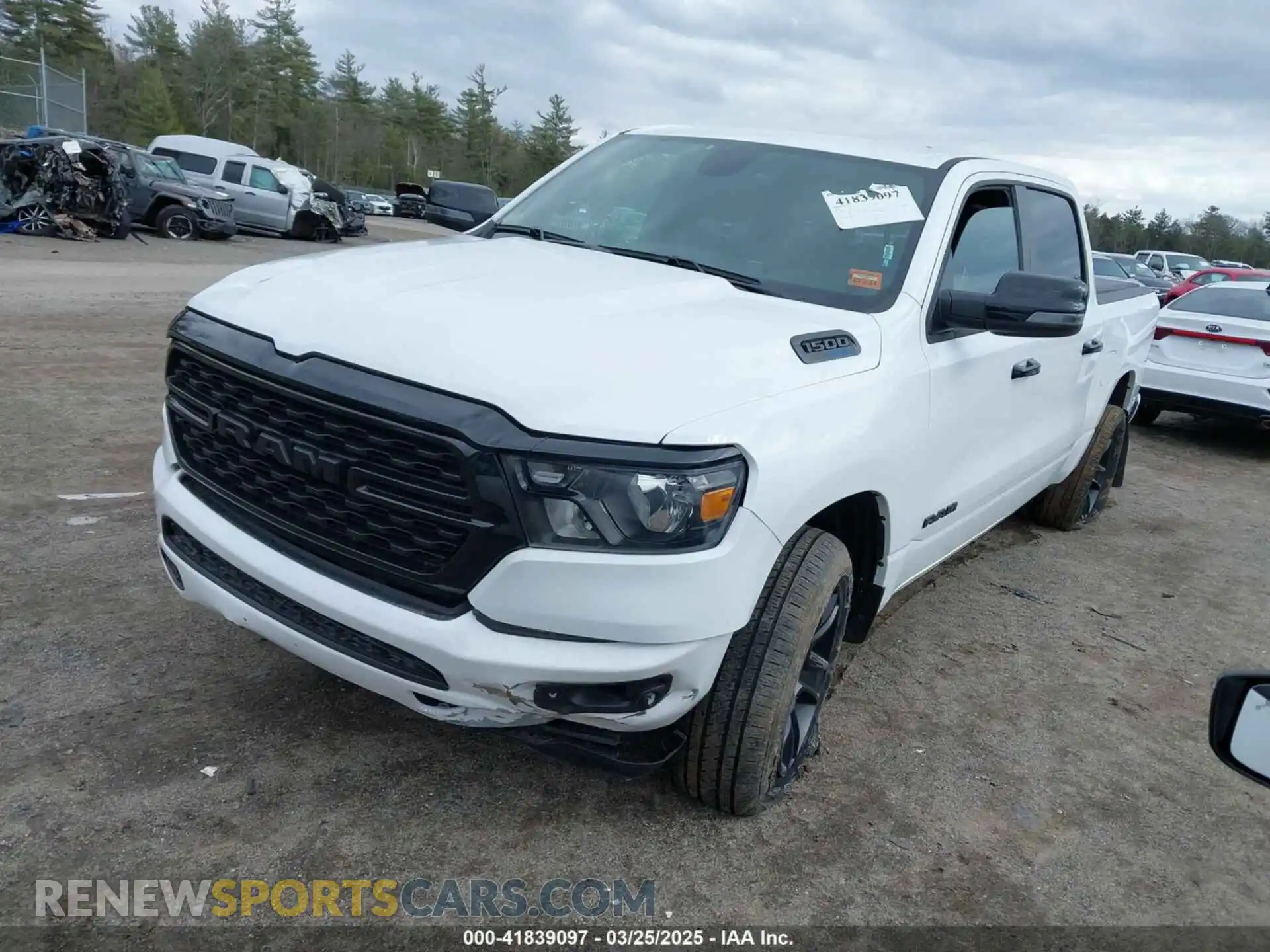 2 Photograph of a damaged car 1C6SRFFT1RN124465 RAM 1500 2024