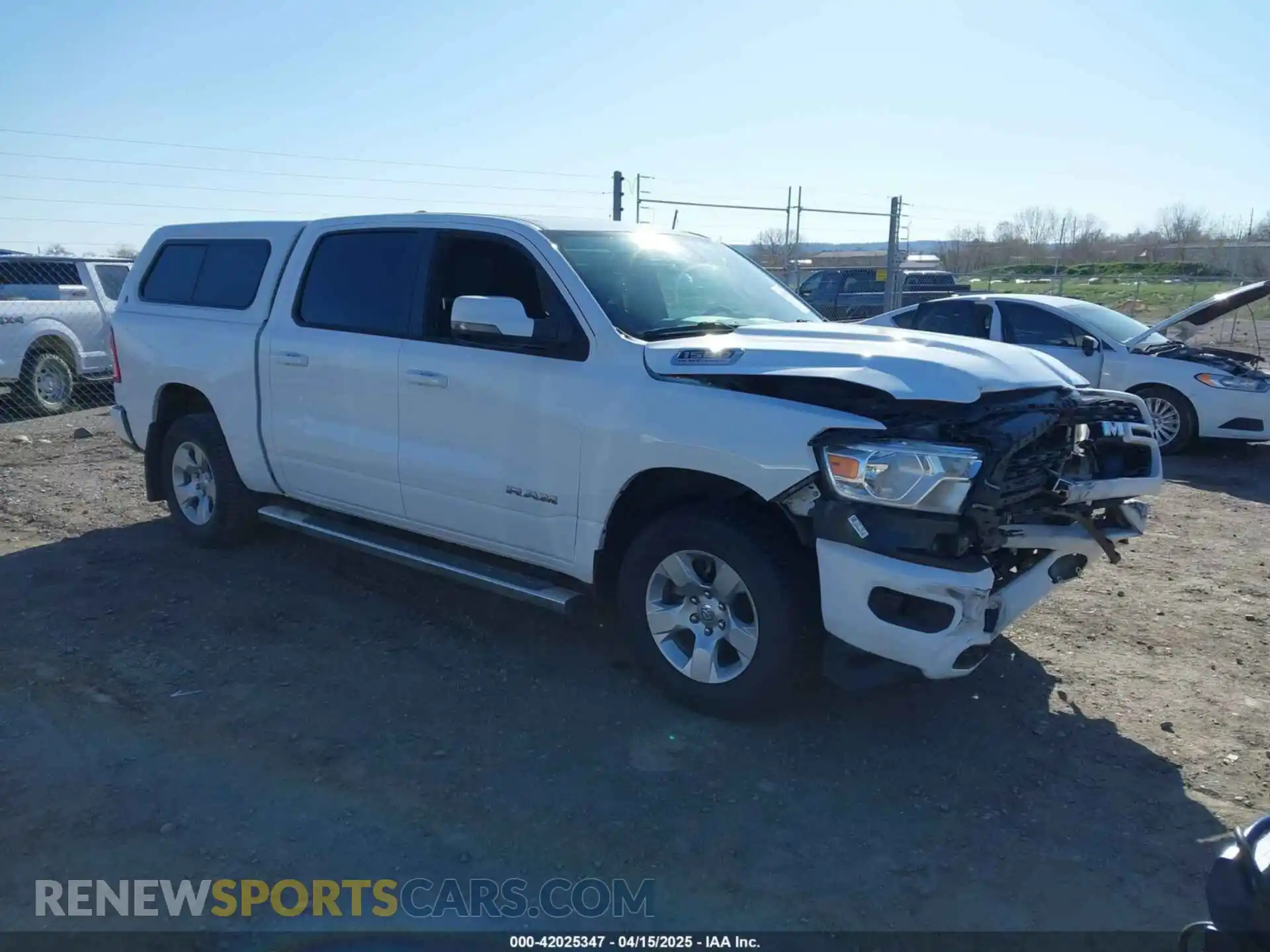 1 Photograph of a damaged car 1C6SRFFT2RN119324 RAM 1500 2024