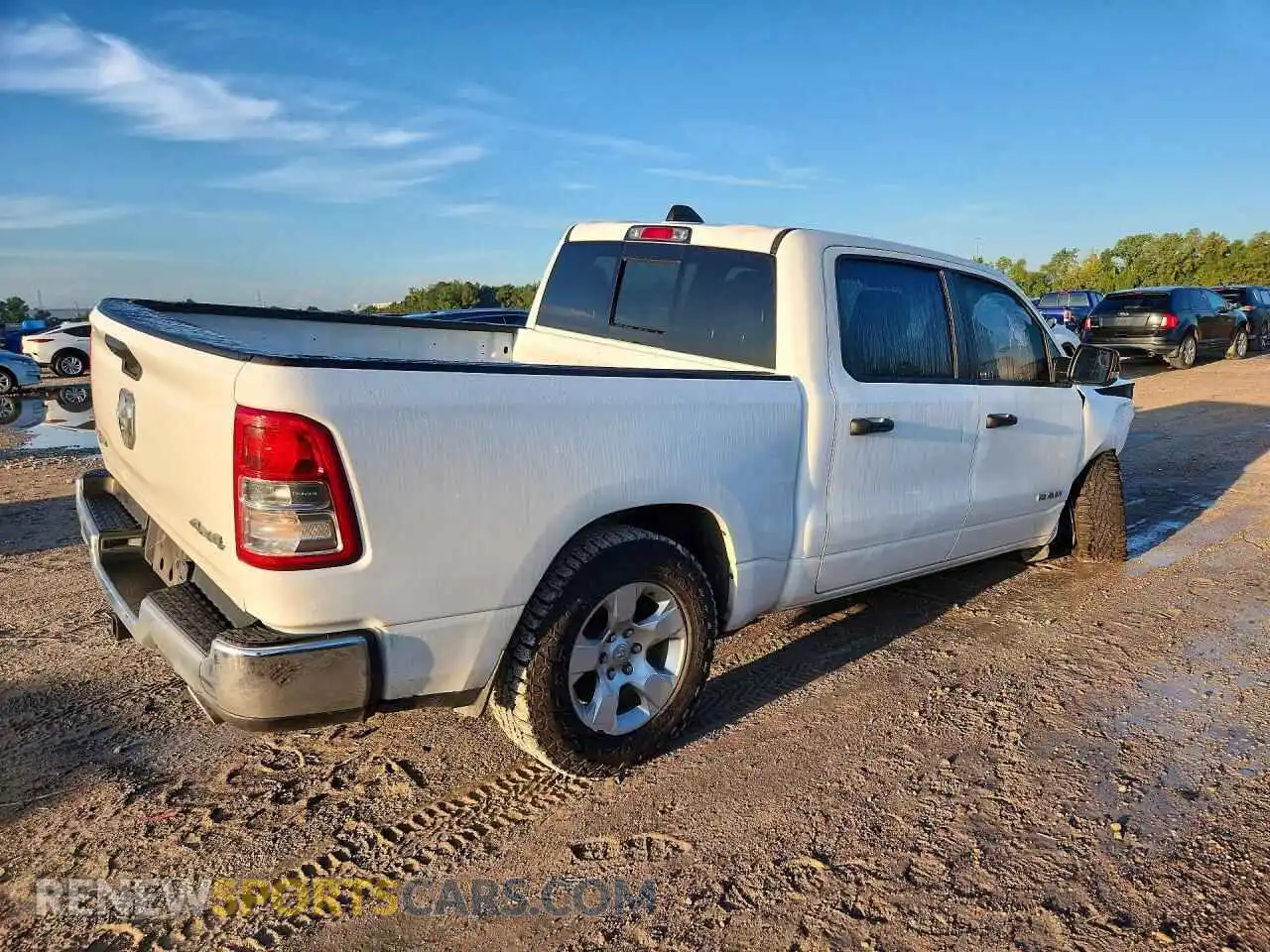 3 Photograph of a damaged car 1C6SRFFT3RN105495 RAM 1500 2024
