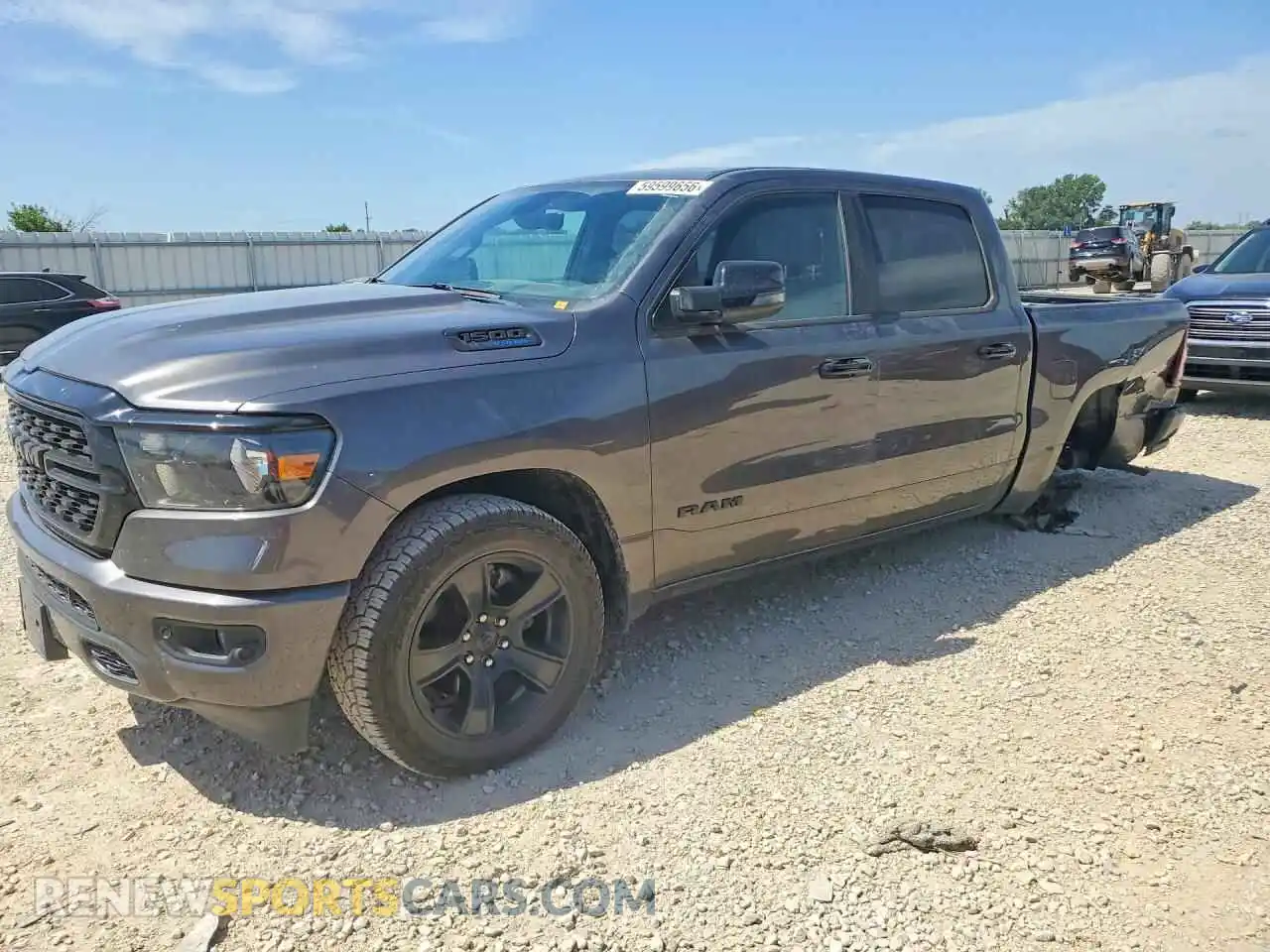 1 Photograph of a damaged car 1C6SRFFT3RN115668 RAM 1500 2024