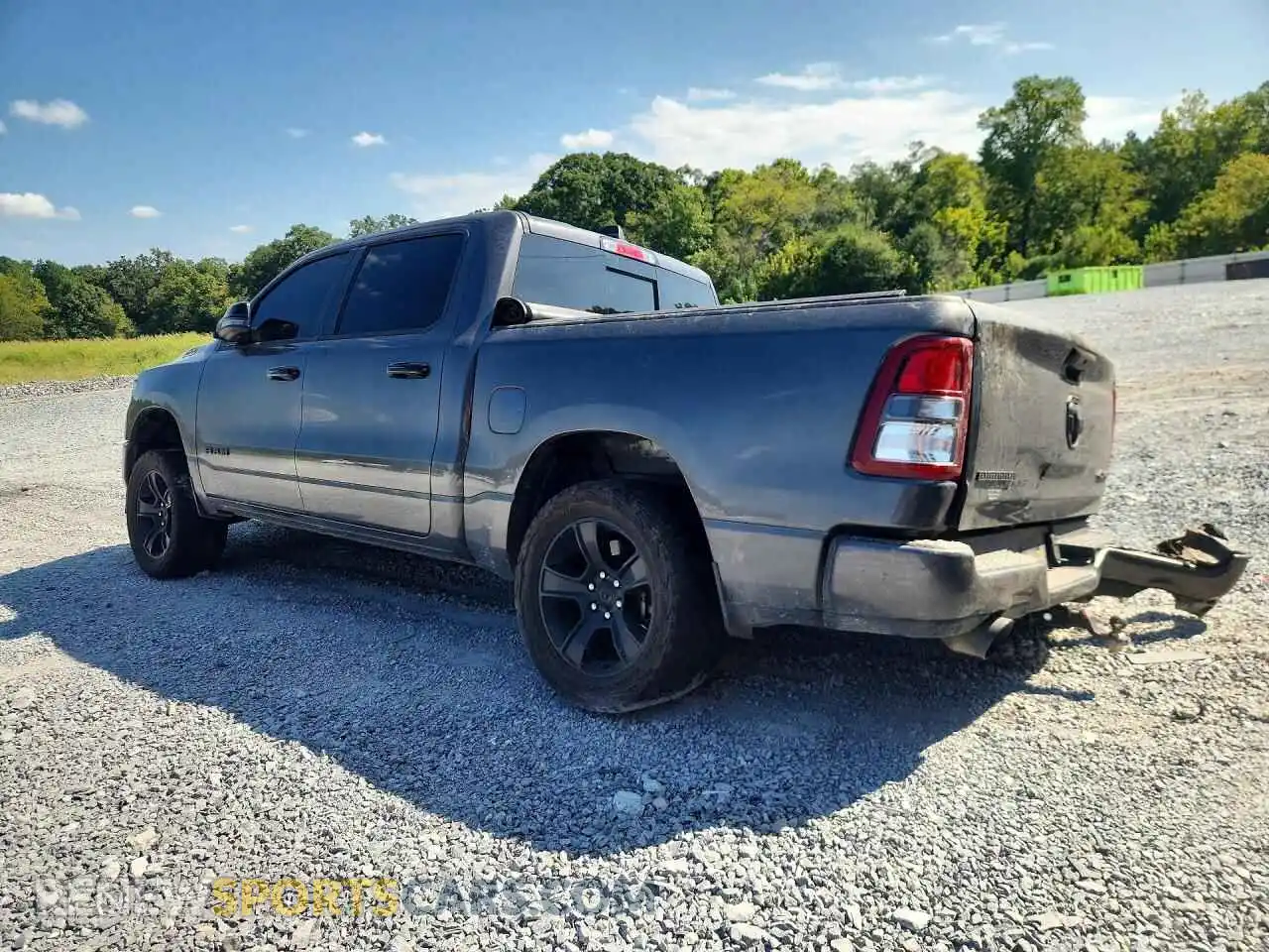 2 Photograph of a damaged car 1C6SRFFT3RN231601 RAM 1500 2024