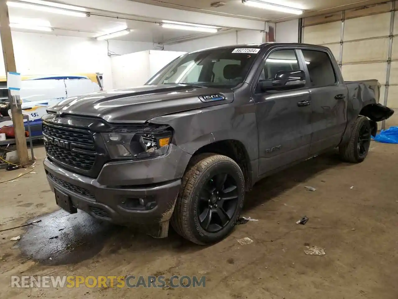 1 Photograph of a damaged car 1C6SRFFT4RN231607 RAM 1500 2024