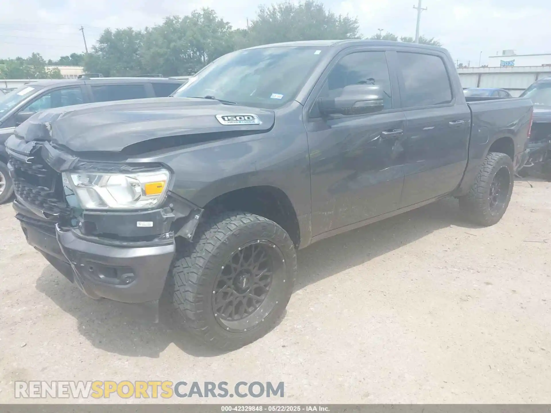 2 Photograph of a damaged car 1C6SRFFT5RN184572 RAM 1500 2024