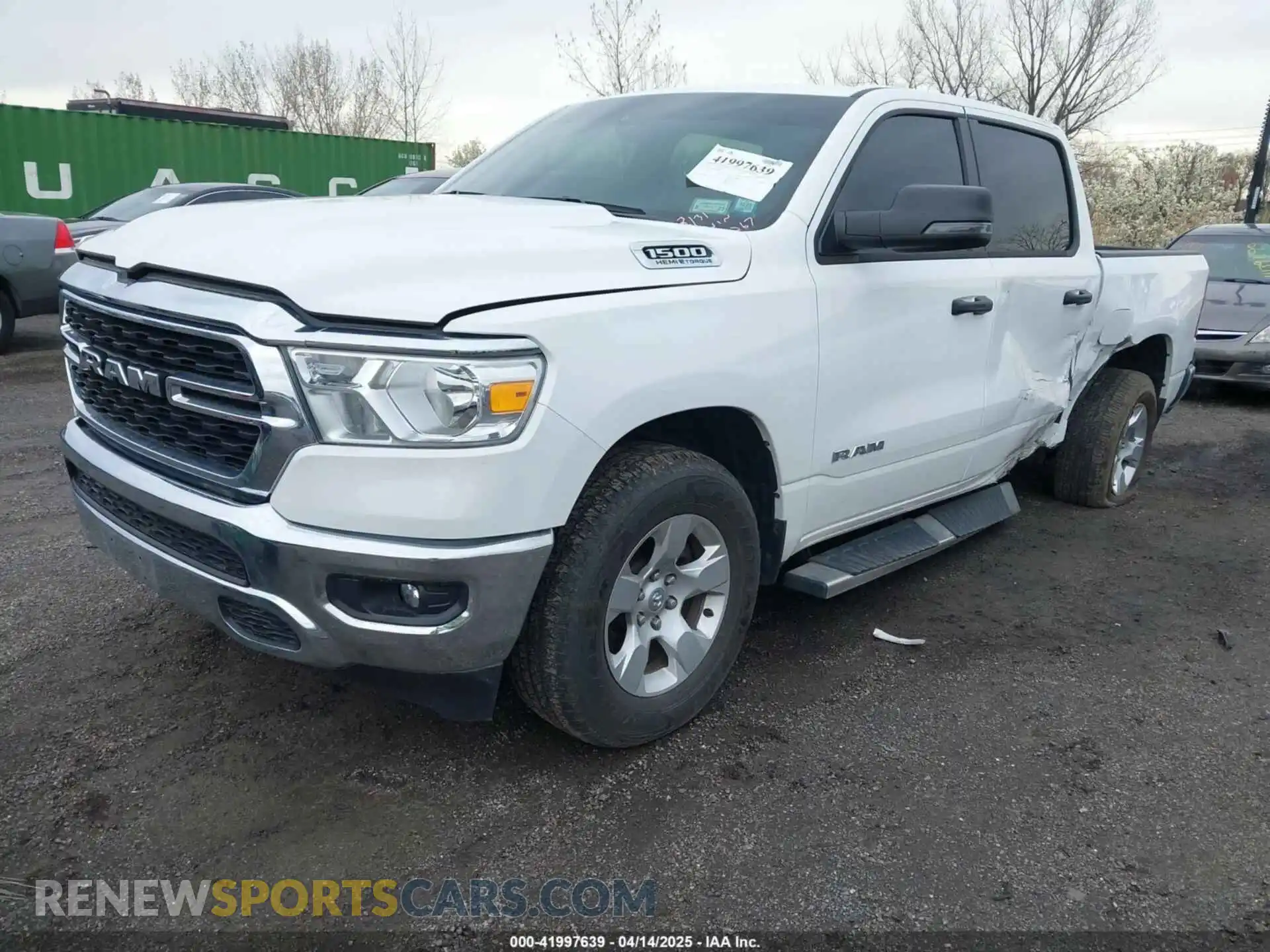 2 Photograph of a damaged car 1C6SRFFT6RN115065 RAM 1500 2024